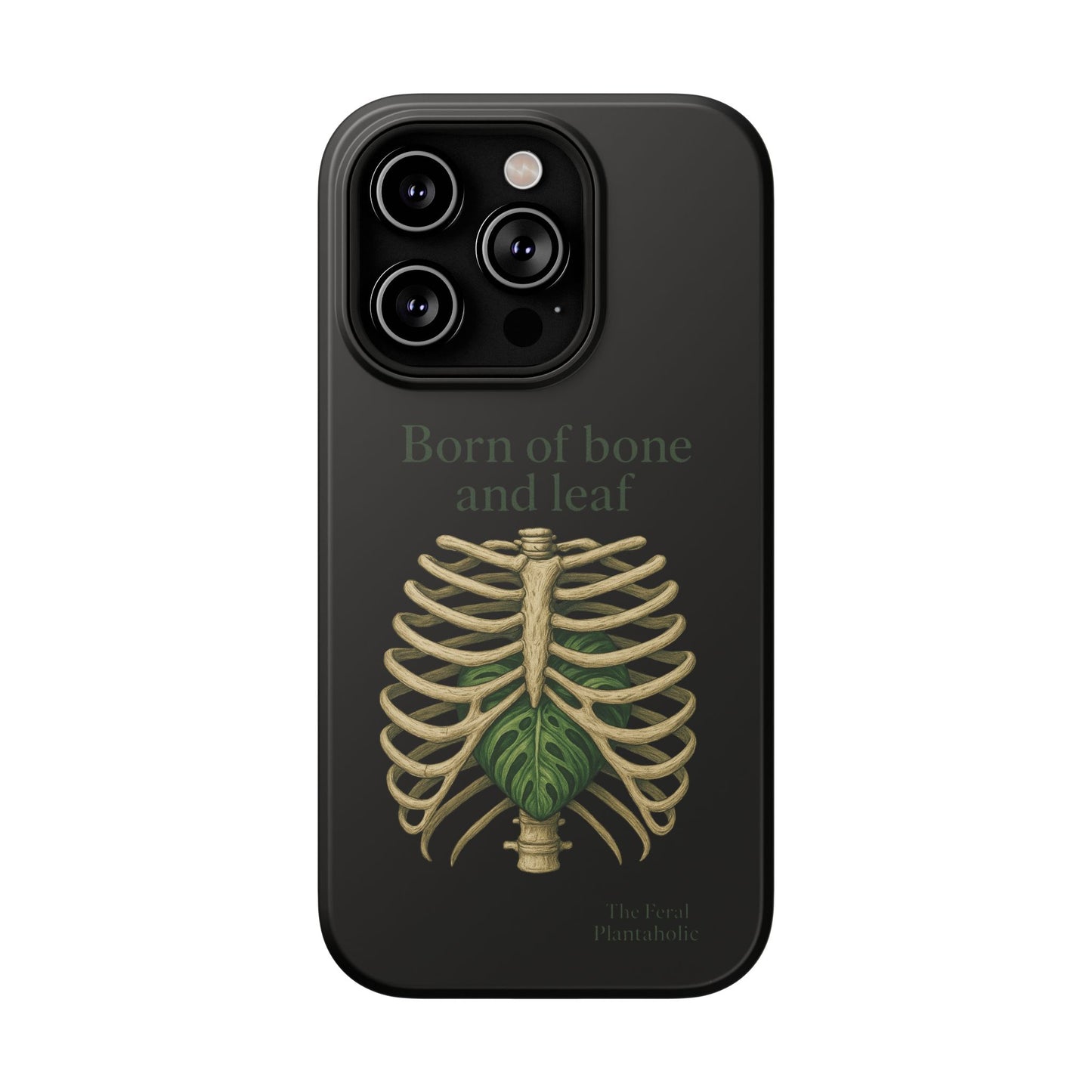 Born of Bone and Leaf Phone Case — Impact-Resistant iPhone Cover