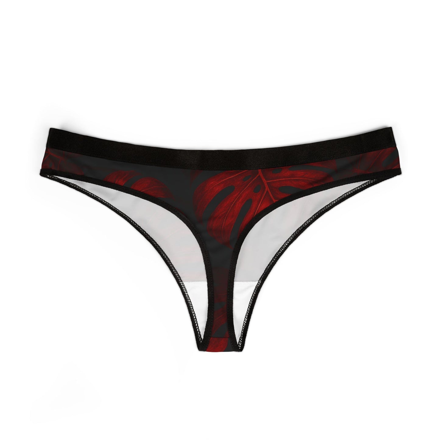 Tropical Floral Women's Thongs - Comfortable AOP Undergarments for Everyday Wear