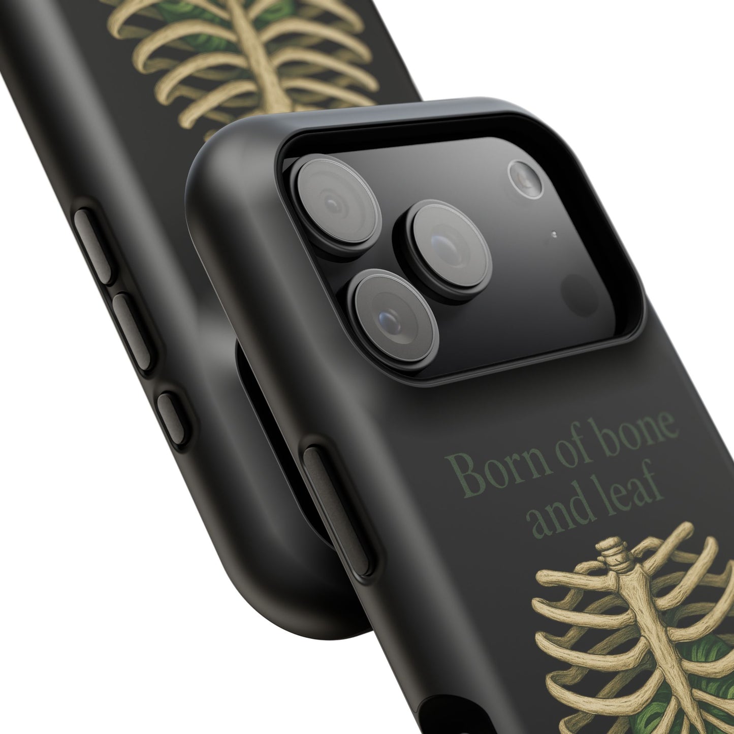Born of Bone and Leaf Phone Case — Impact-Resistant iPhone Cover