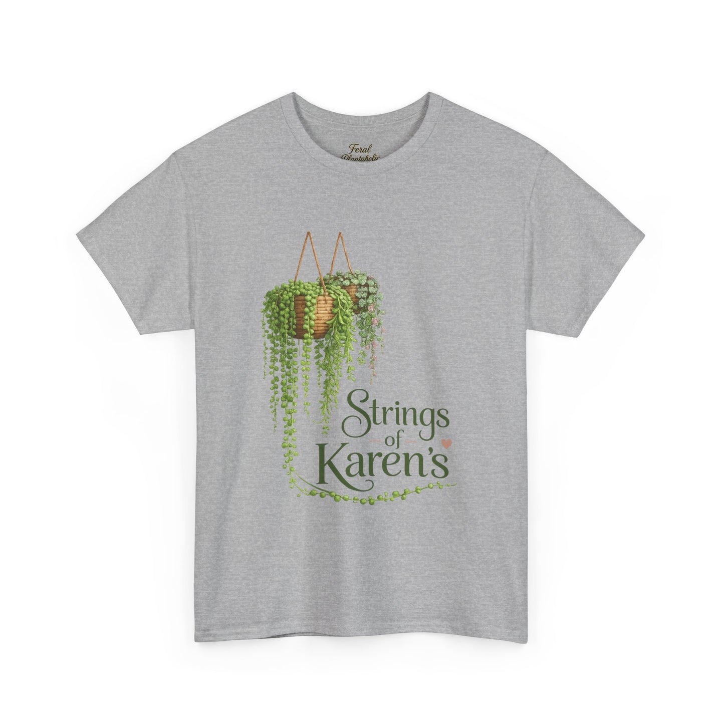 Strings of Karen's Plant Lover T‑Shirt — Hanging Pothos Graphic Tee