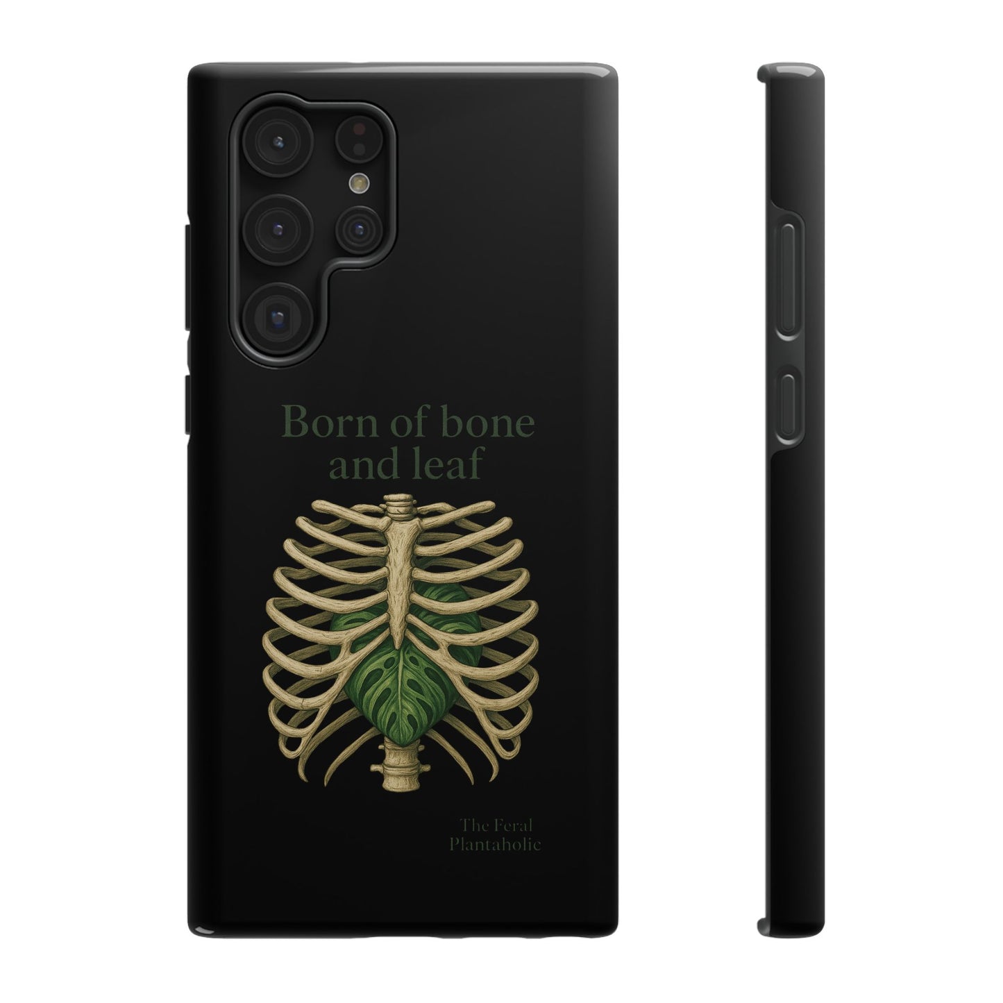 Born of Bone and Leaf Phone Case — Impact-Resistant iPhone Cover
