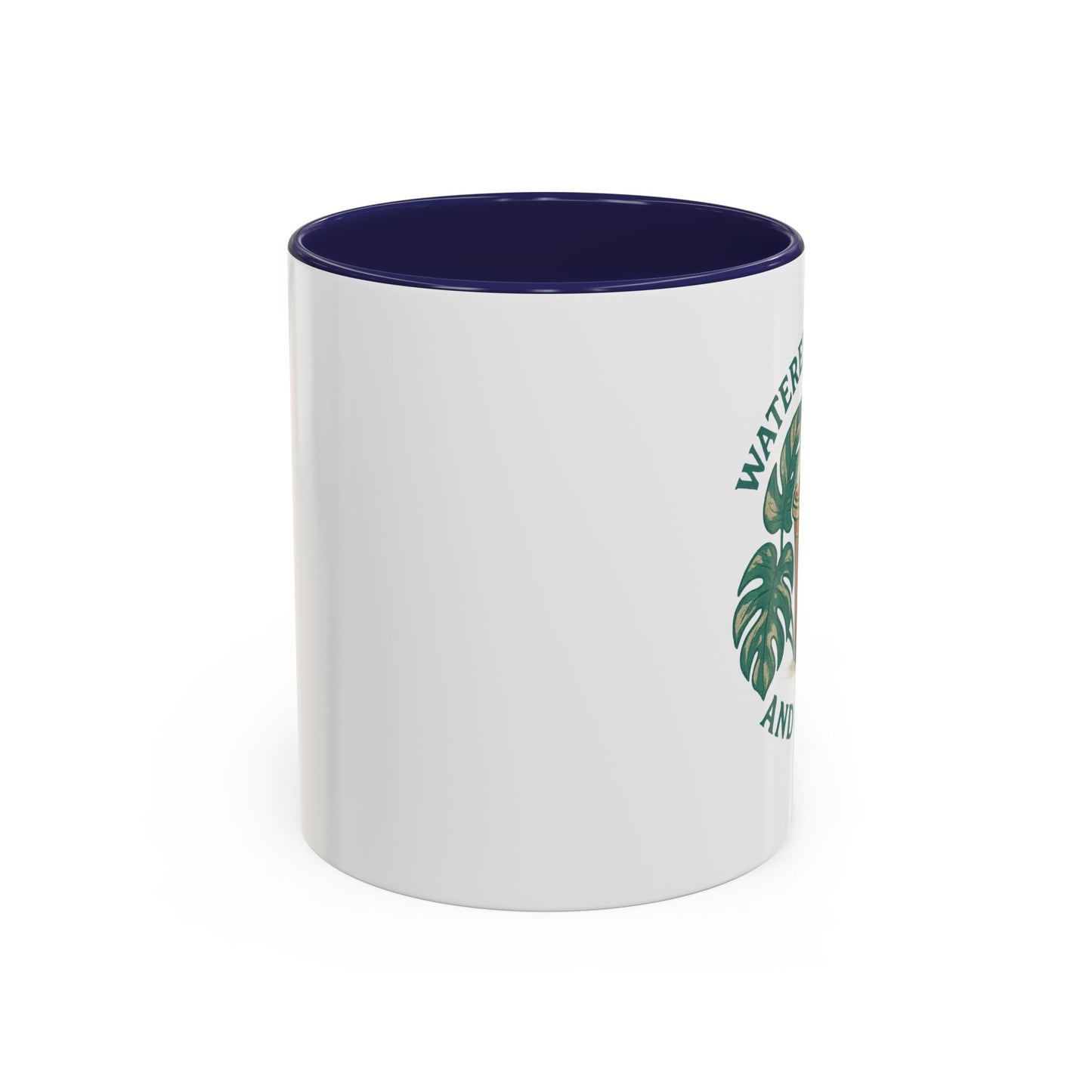 Watered by Tears and Coffee Mug, Funny Coffee Cup, Gift for Coffee Lovers, Inspirational Beverage Mug, Unique Kitchen Decor