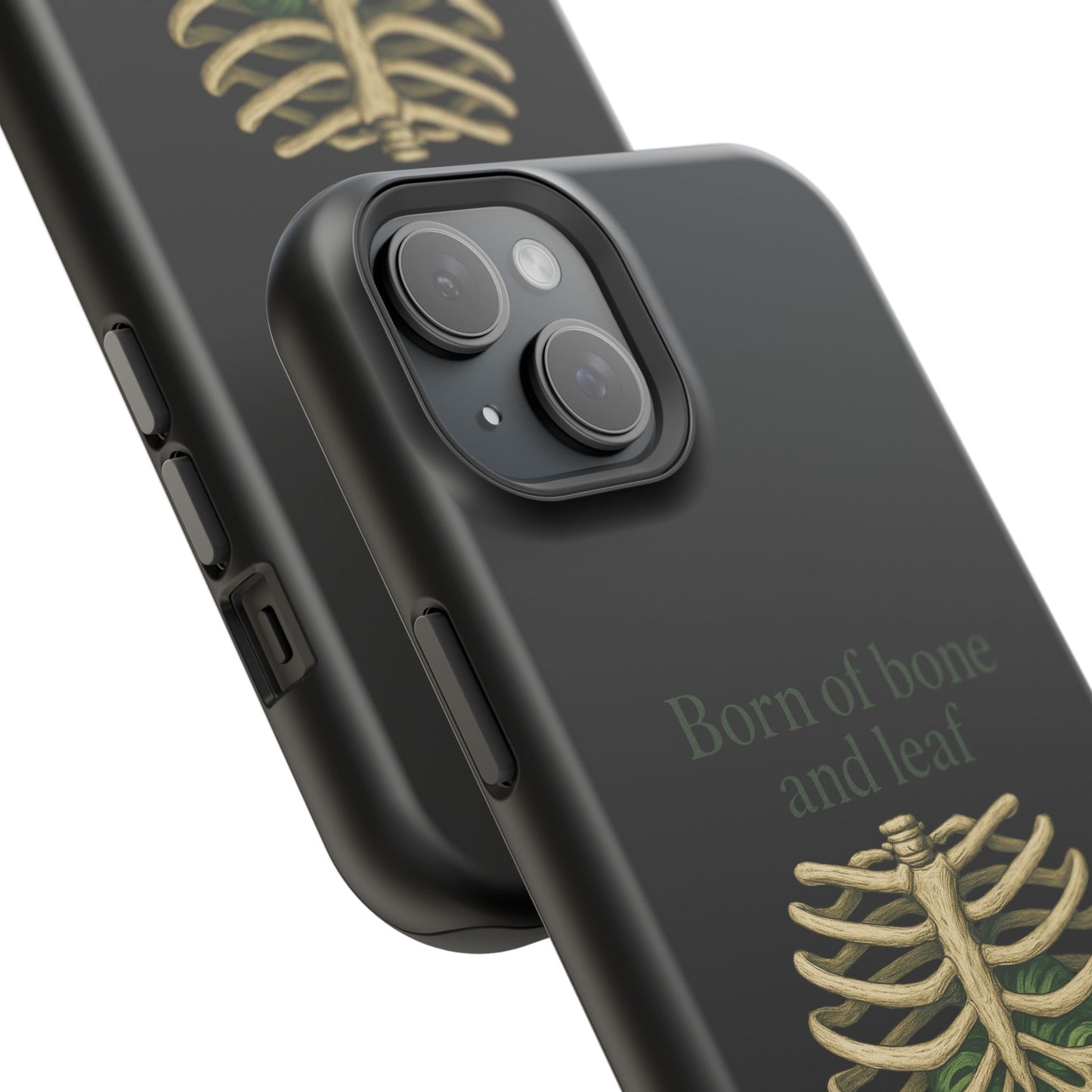 Born of Bone and Leaf Phone Case — Impact-Resistant iPhone Cover