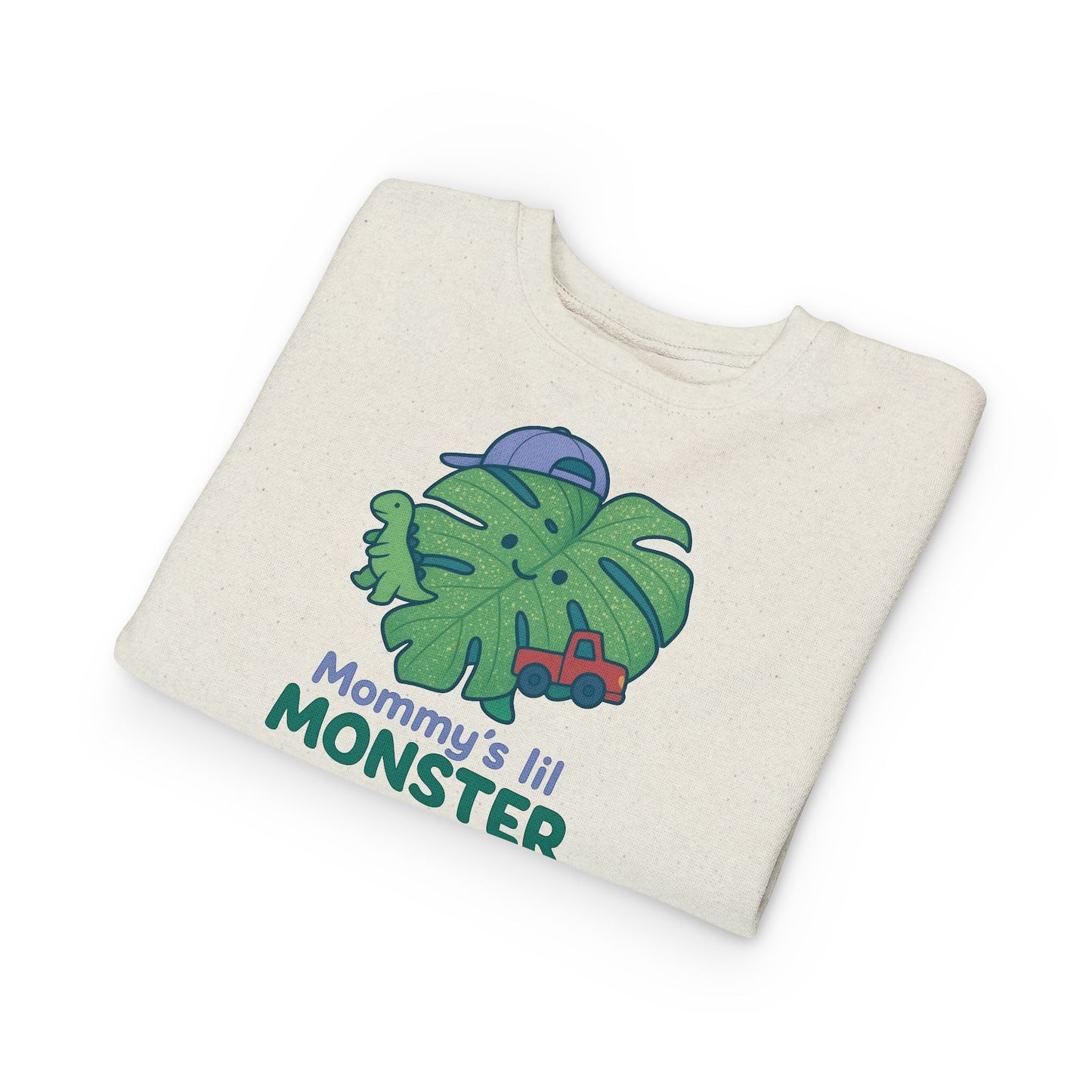 Toddler Monster Sweatshirt with Cute Design, Kids' Apparel, Gifts for Mom, Fun Toddler Clothing, Playdate Outfit