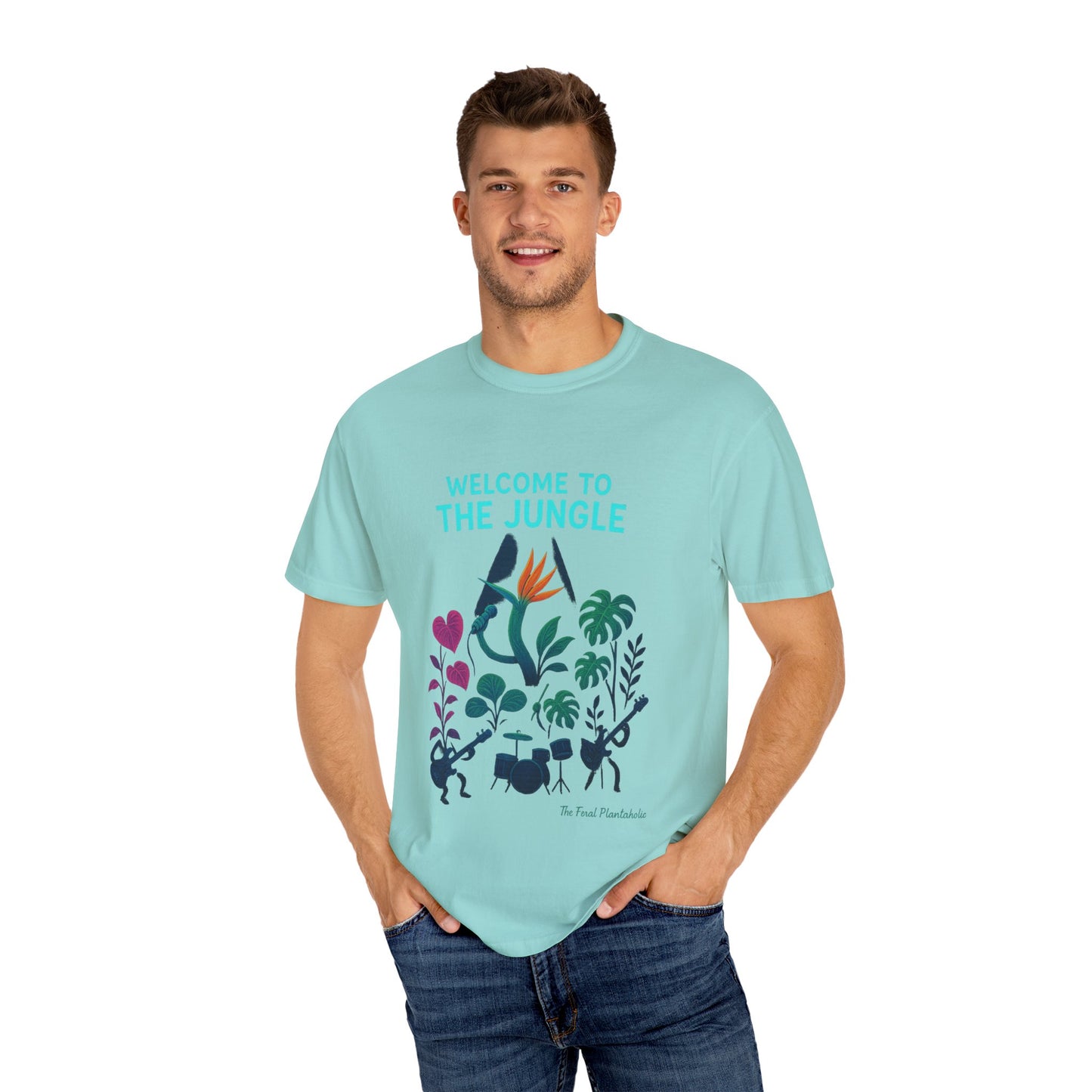 Welcome to the Jungle T-Shirt - Vibrant Unisex Tees for Nature Lovers, Music Festivals, Summer, Gifts, Eco-Friendly Fashion