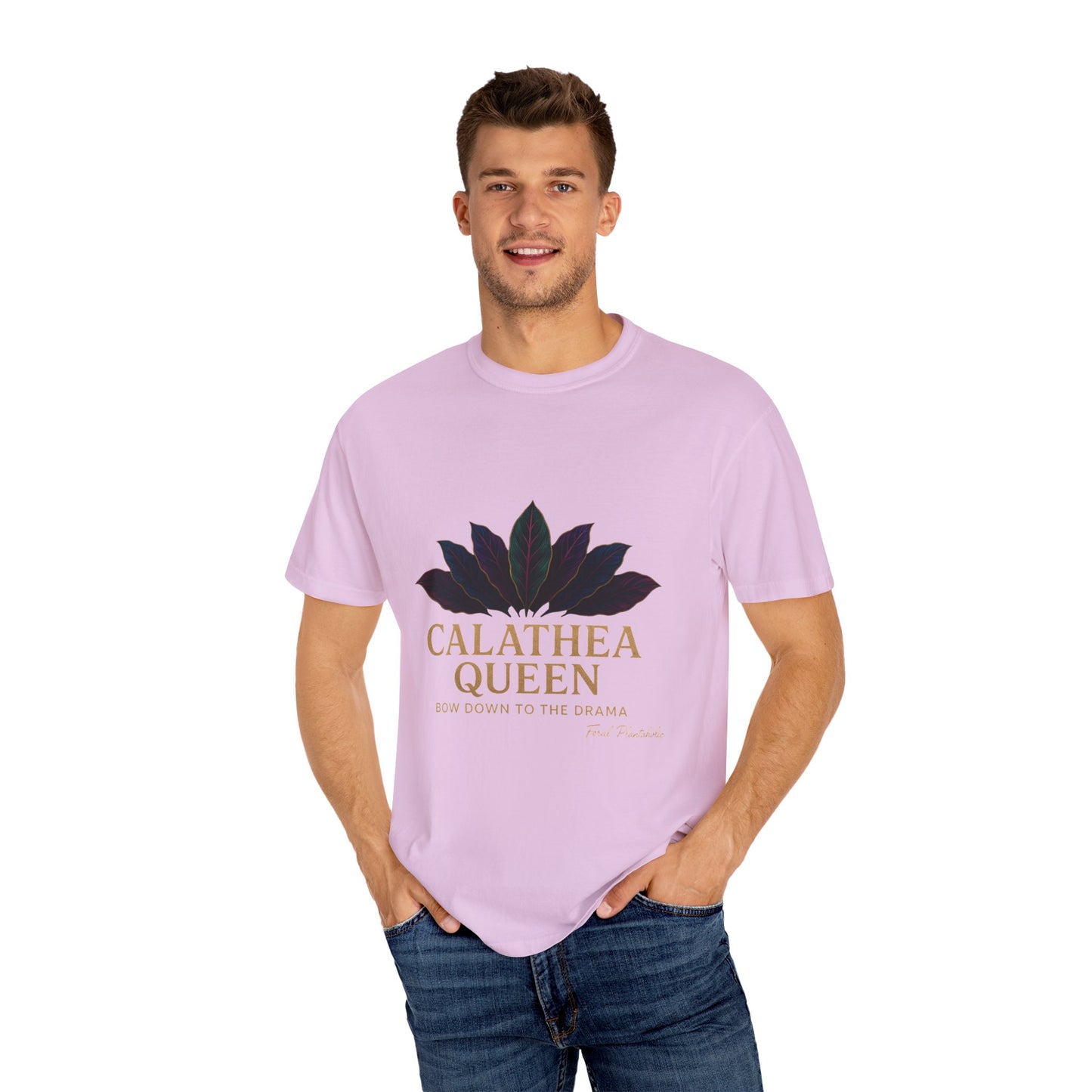 Calathea Queen T-Shirt | Unisex Plant Lover Tee, Botanical Gift, Houseplant Apparel, Nature Lover Wear, Eco-Friendly Statement Top