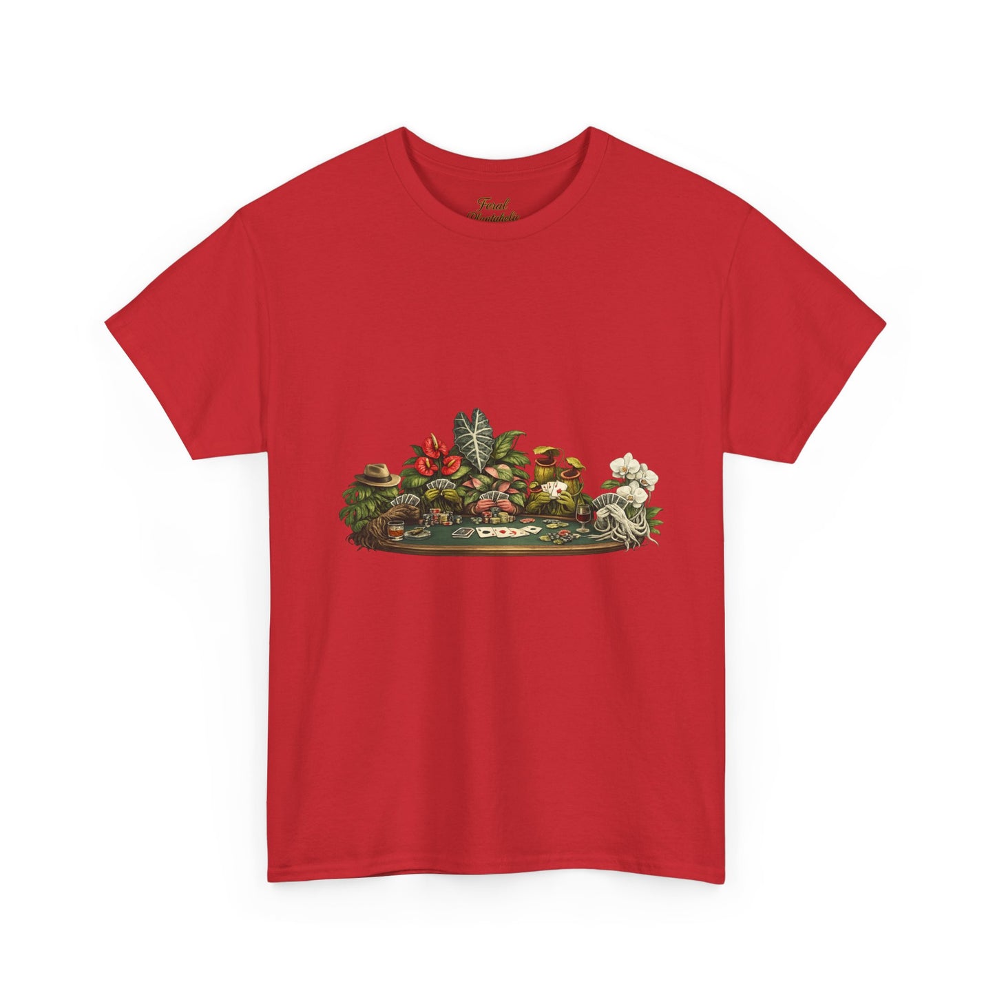 Vintage Botanical Dish Garden Tee — Floral Still Life Graphic T-Shirt