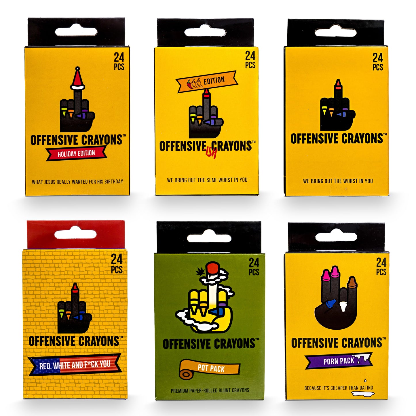 ALL 6 Editions: Offensive Crayons