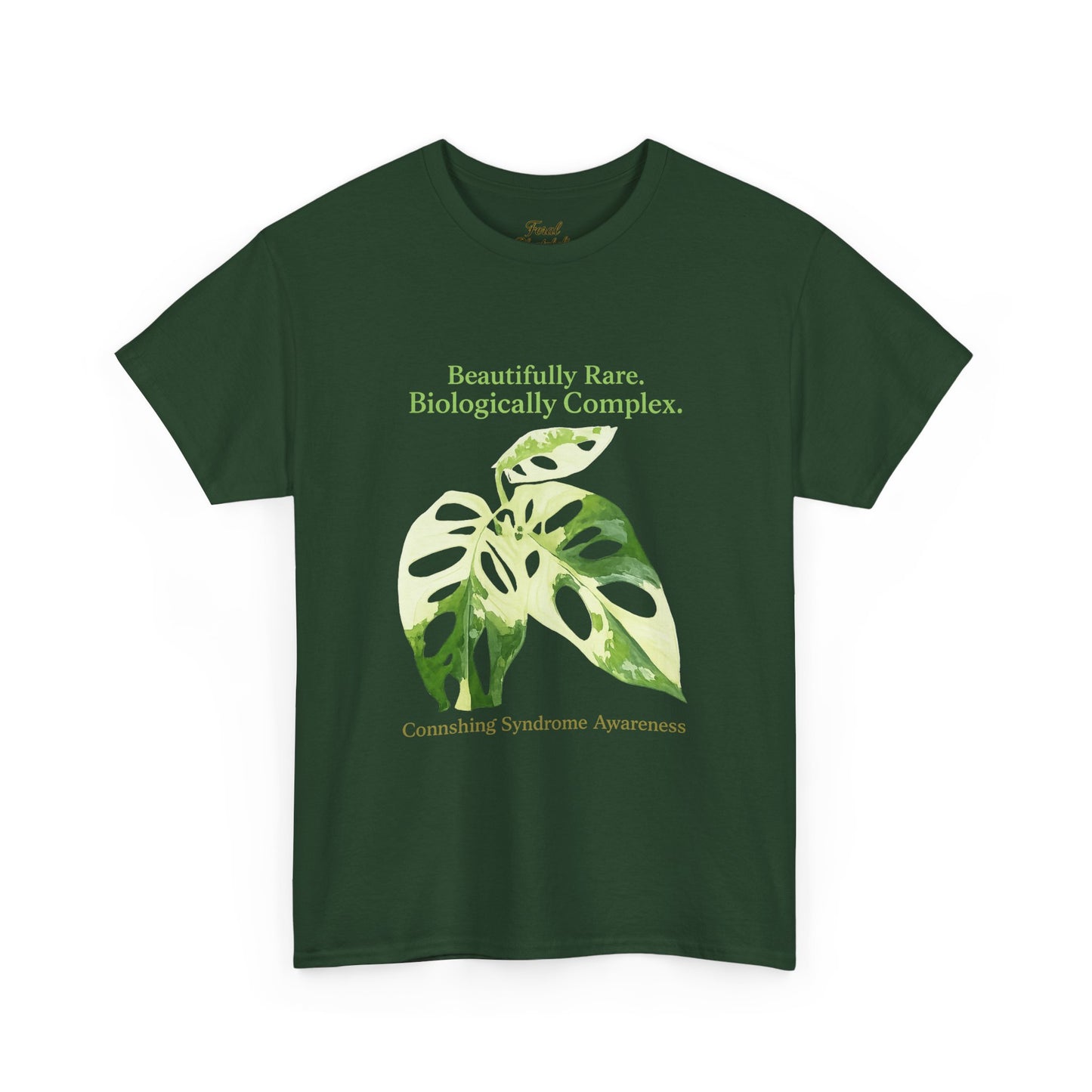 Monstera 'Beautifully Rare' Awareness Tee — Cornelia de Lange Syndrome