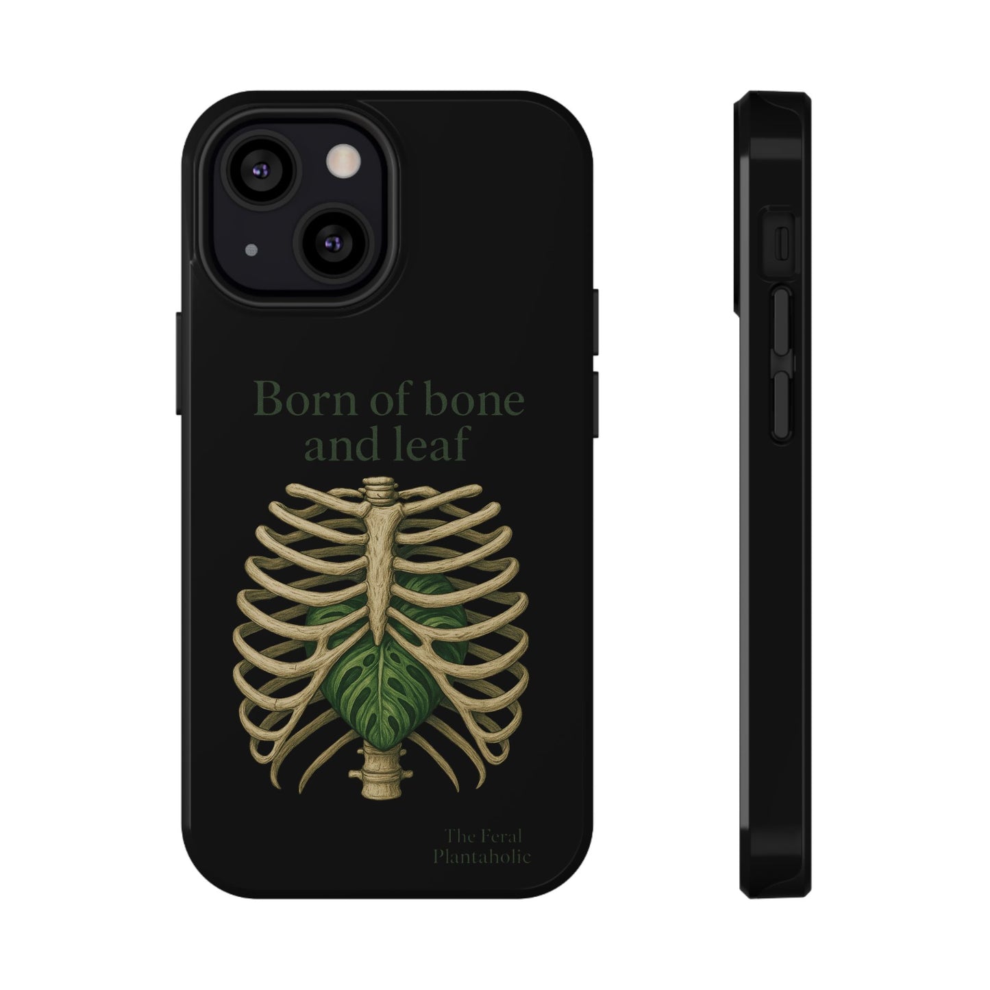Born of Bone and Leaf Phone Case — Impact-Resistant iPhone Cover