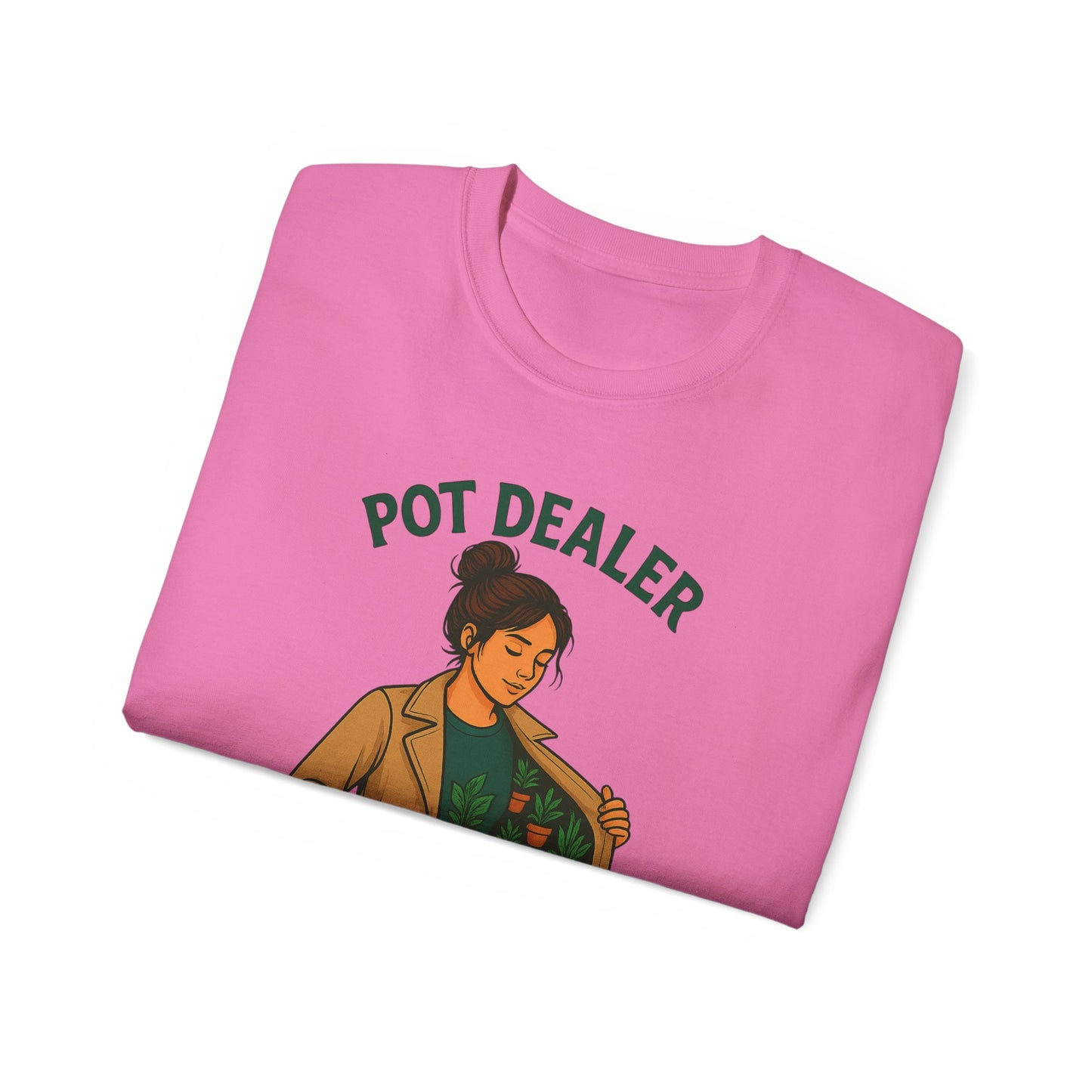 Pot Dealer Unisex Tee - Fun Plant Lover Gift, Gardening Shirt, Cute T-Shirt for Herb Enthusiasts, Plant Lover Apparel, Nature Lover Style