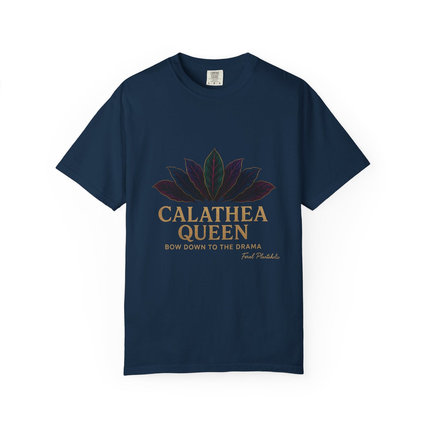 Calathea Queen T-Shirt | Unisex Plant Lover Tee, Botanical Gift, Houseplant Apparel, Nature Lover Wear, Eco-Friendly Statement Top