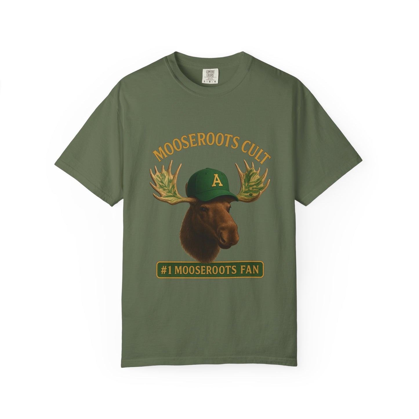 Moose Root Fan T-Shirt - Unisex Garment-Dyed Tee