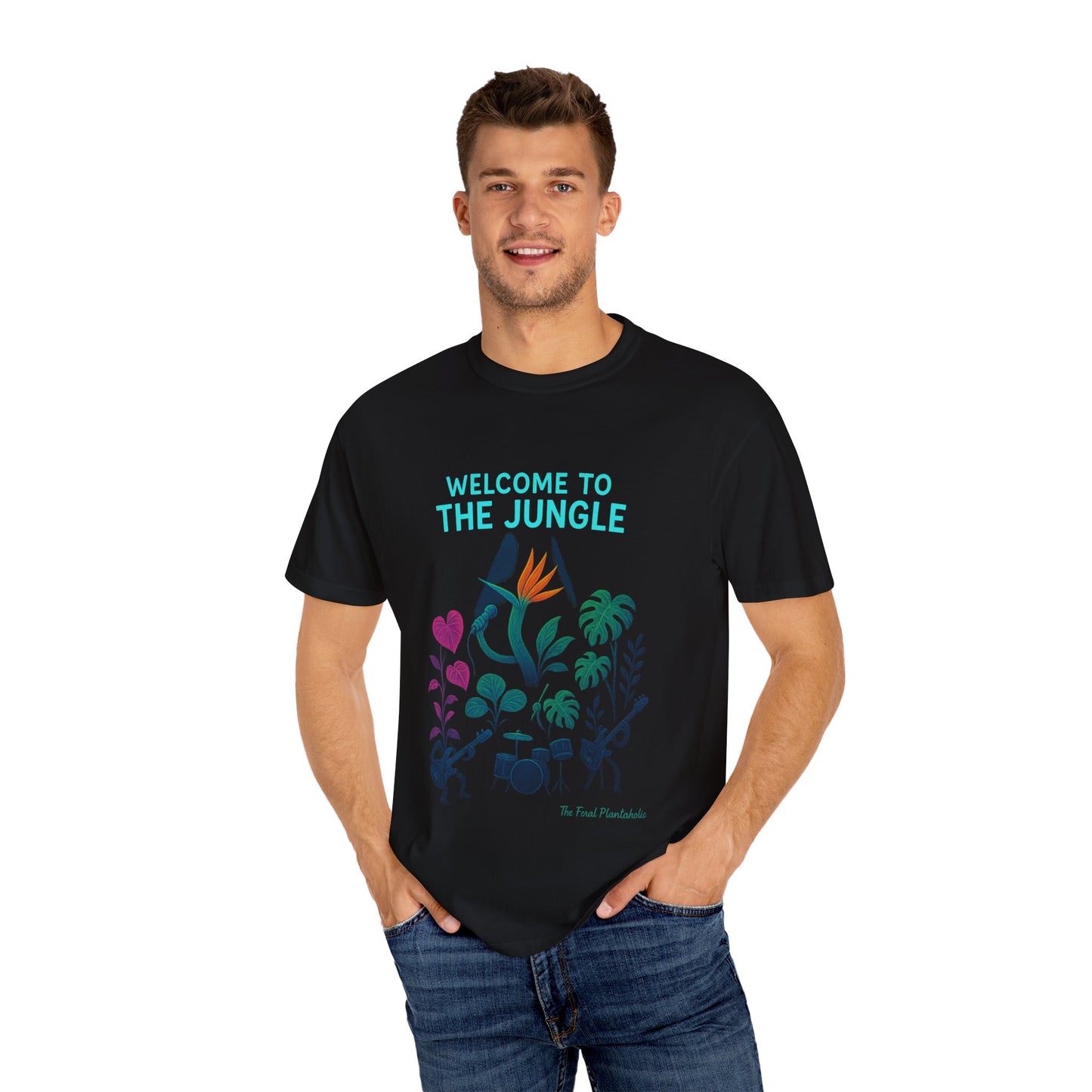 Welcome to the Jungle T-Shirt - Vibrant Unisex Tees for Nature Lovers, Music Festivals, Summer, Gifts, Eco-Friendly Fashion