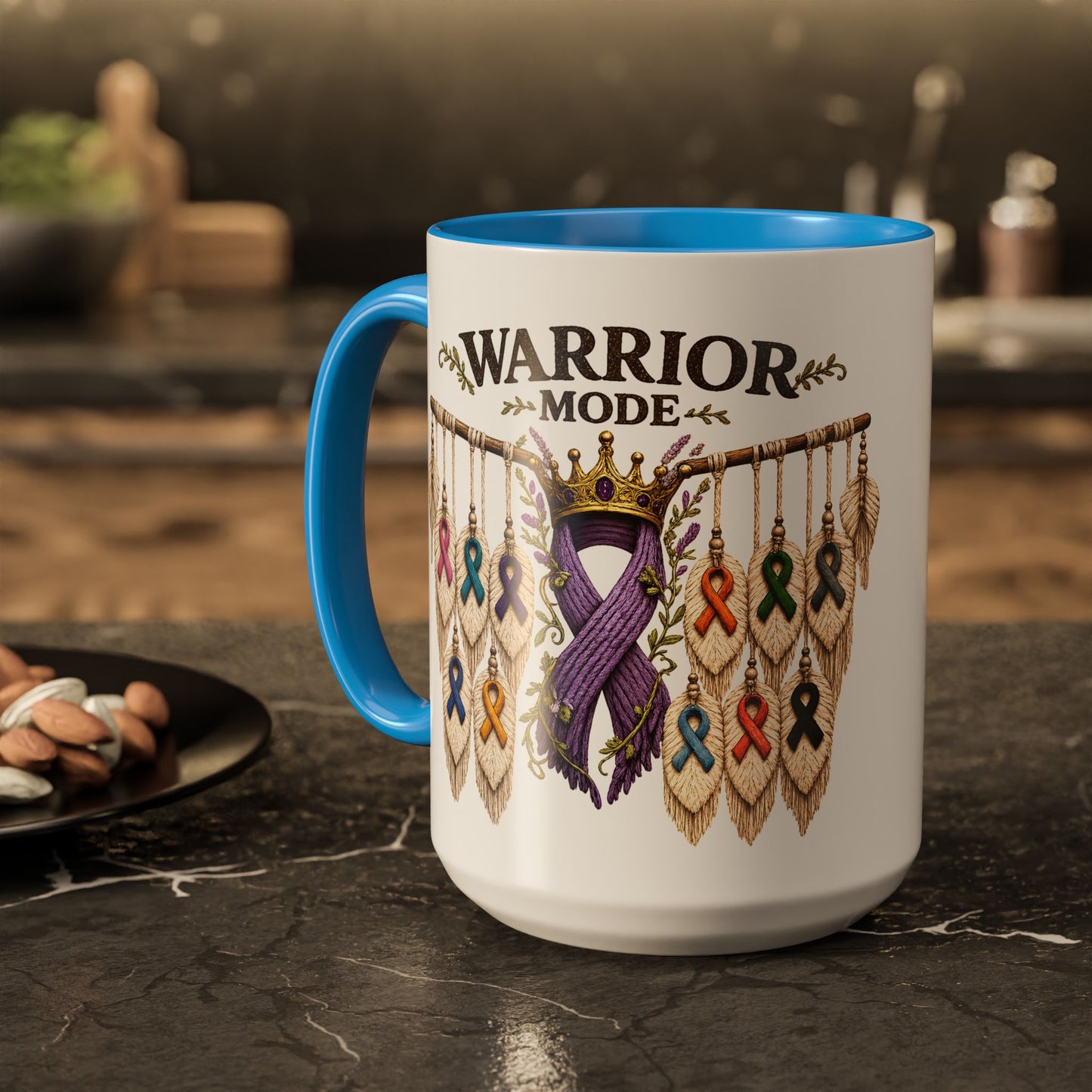Cancer Awareness Dreamcatcher Coffee Mug (11oz, 15oz)