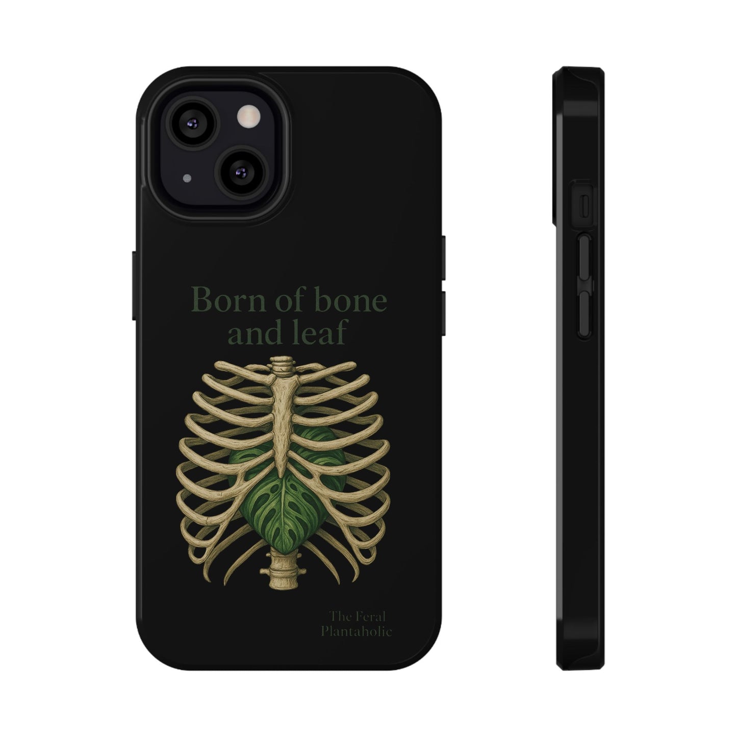 Born of Bone and Leaf Phone Case — Impact-Resistant iPhone Cover