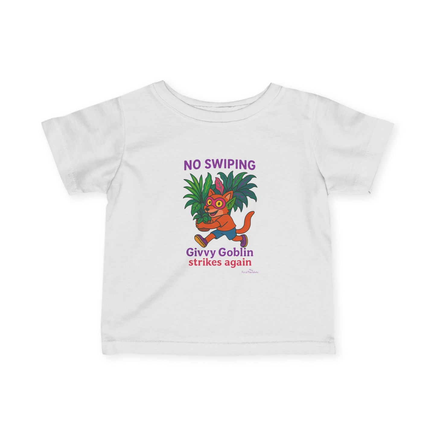 Playful Infant Tee with Goblin Design, Cute Baby Shirt, Fun Toddler Top, Gift for Kids, Nursery Decor, Playful Clothing