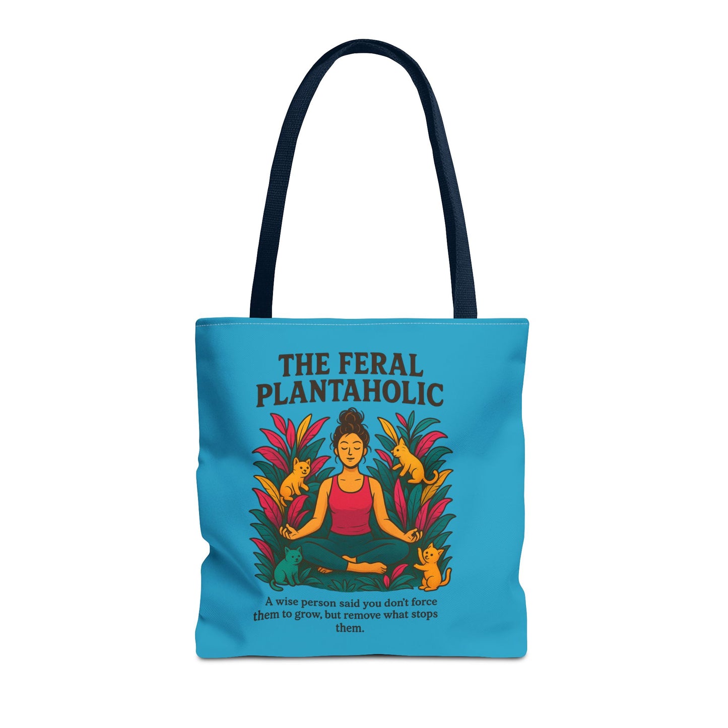 Feral Plantaholic Tote Bag - Eco-Friendly Shopping Bag, Gardening Lover Gift, Nature Enthusiast Accessory, Earth Day Must-Have