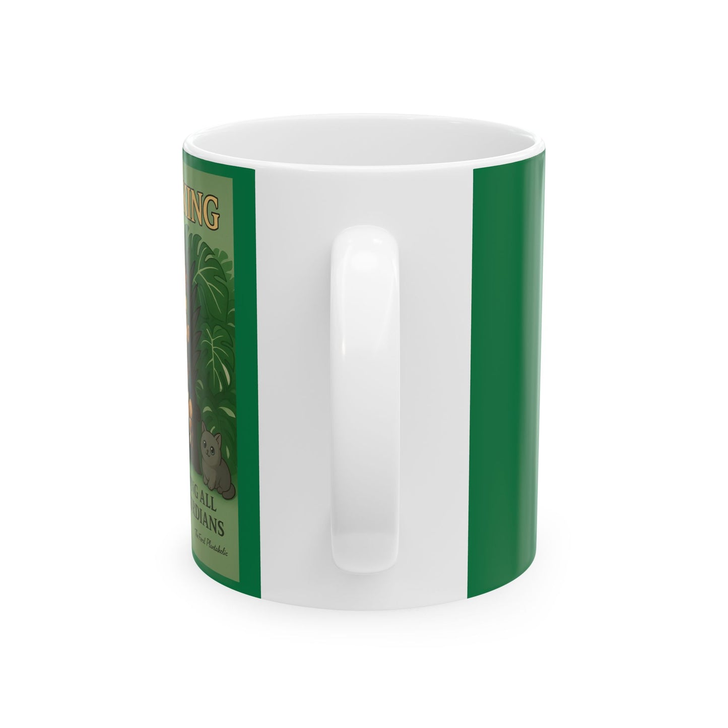 Ceramic Mug — Tropical Sloth Jungle Coffee Cup (11oz & 15oz)