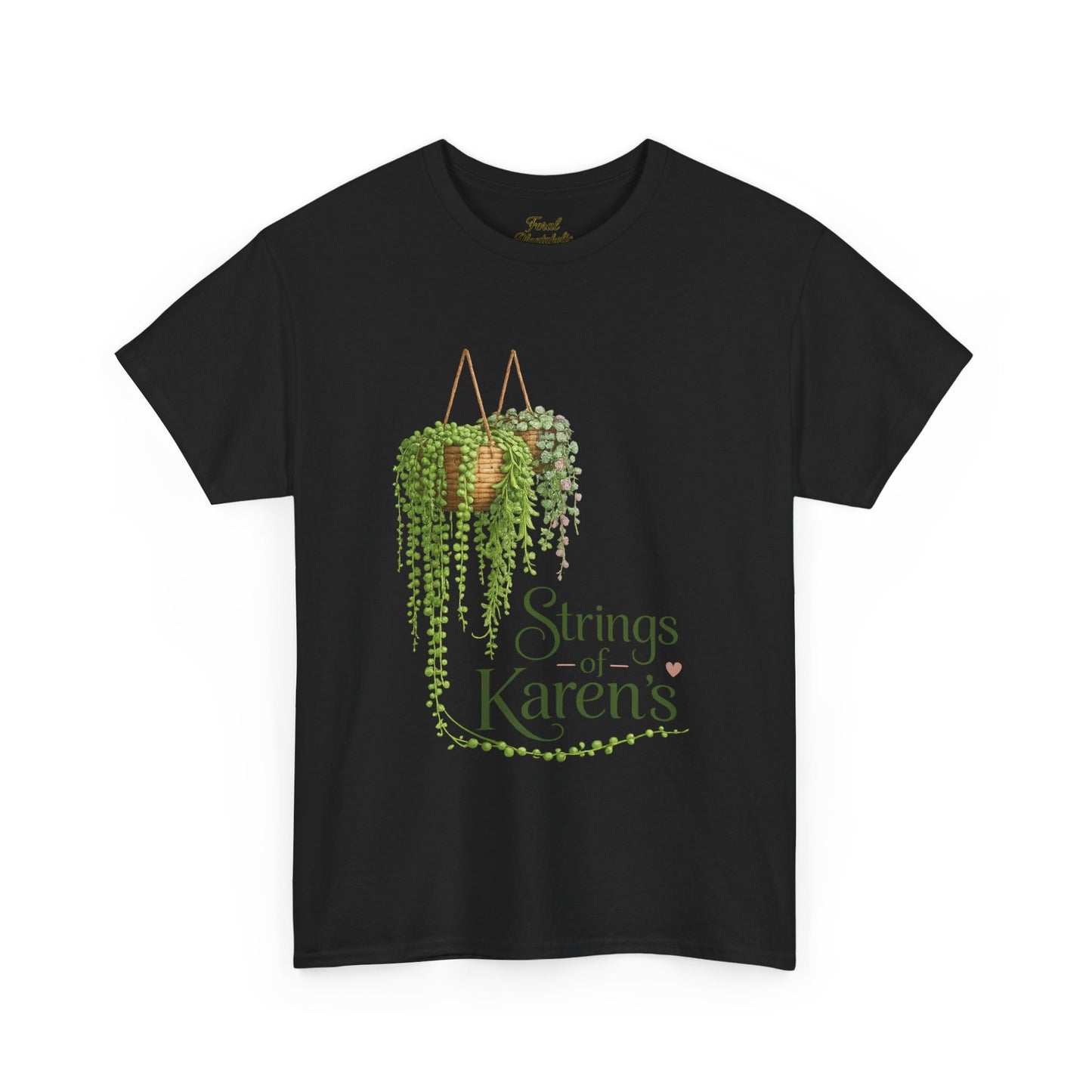 Strings of Karen's Plant Lover T‑Shirt — Hanging Pothos Graphic Tee