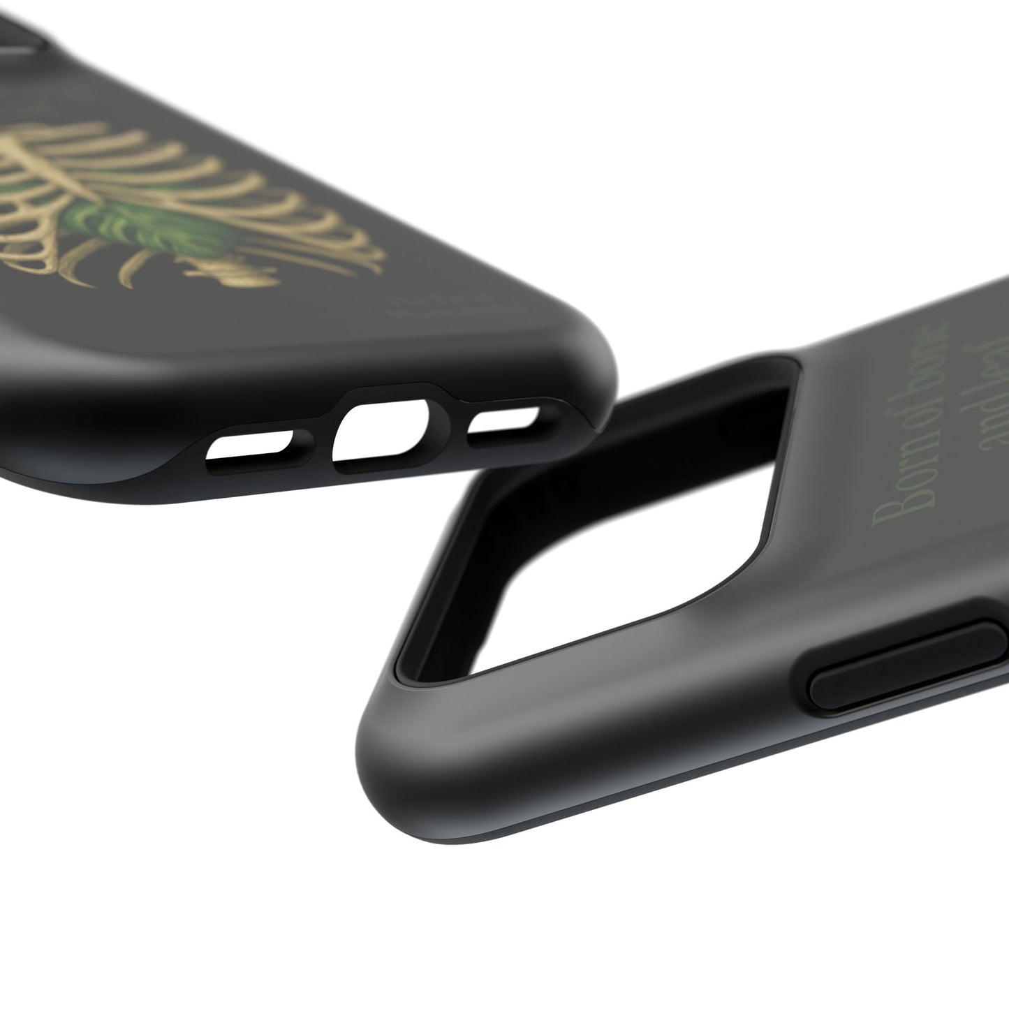 Born of Bone and Leaf Phone Case — Impact-Resistant iPhone Cover