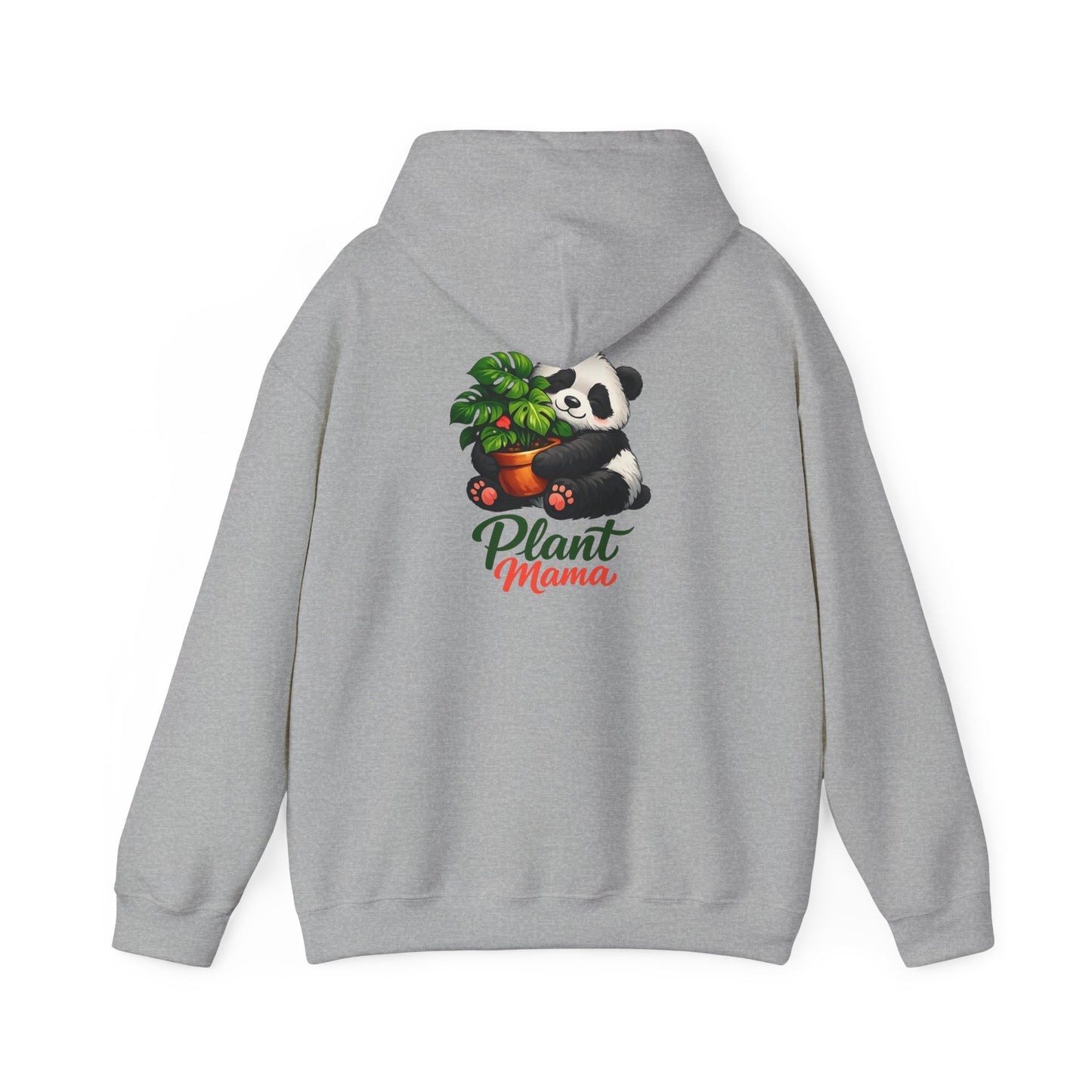 Plant Mama Hoodie — Cute Panda Holding Houseplant Sweatshirt