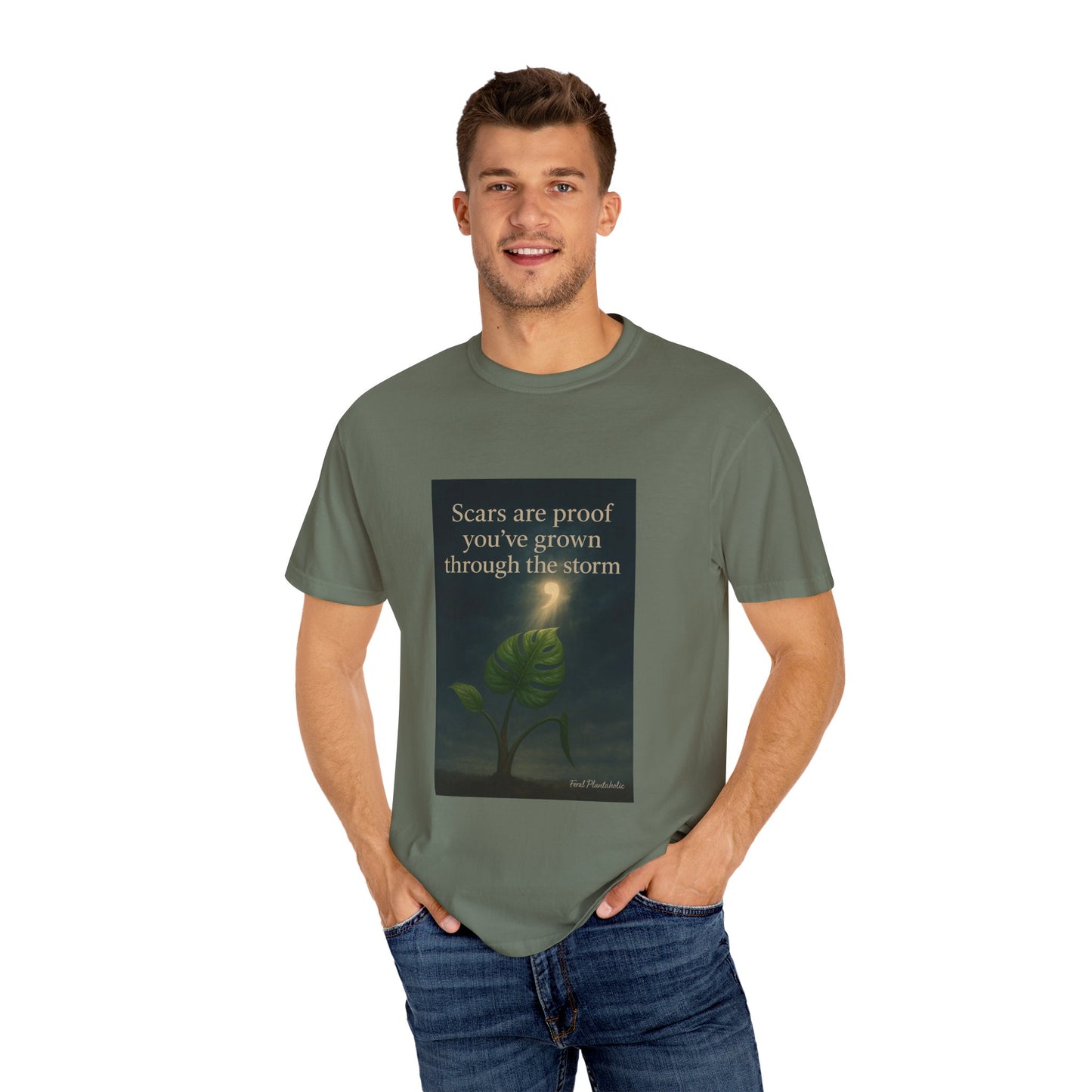Inspiring Growth T-Shirt - Scars are Proof, Perfect for Motivational Gifts, Self-Care, Encouragement, Unisex Apparel