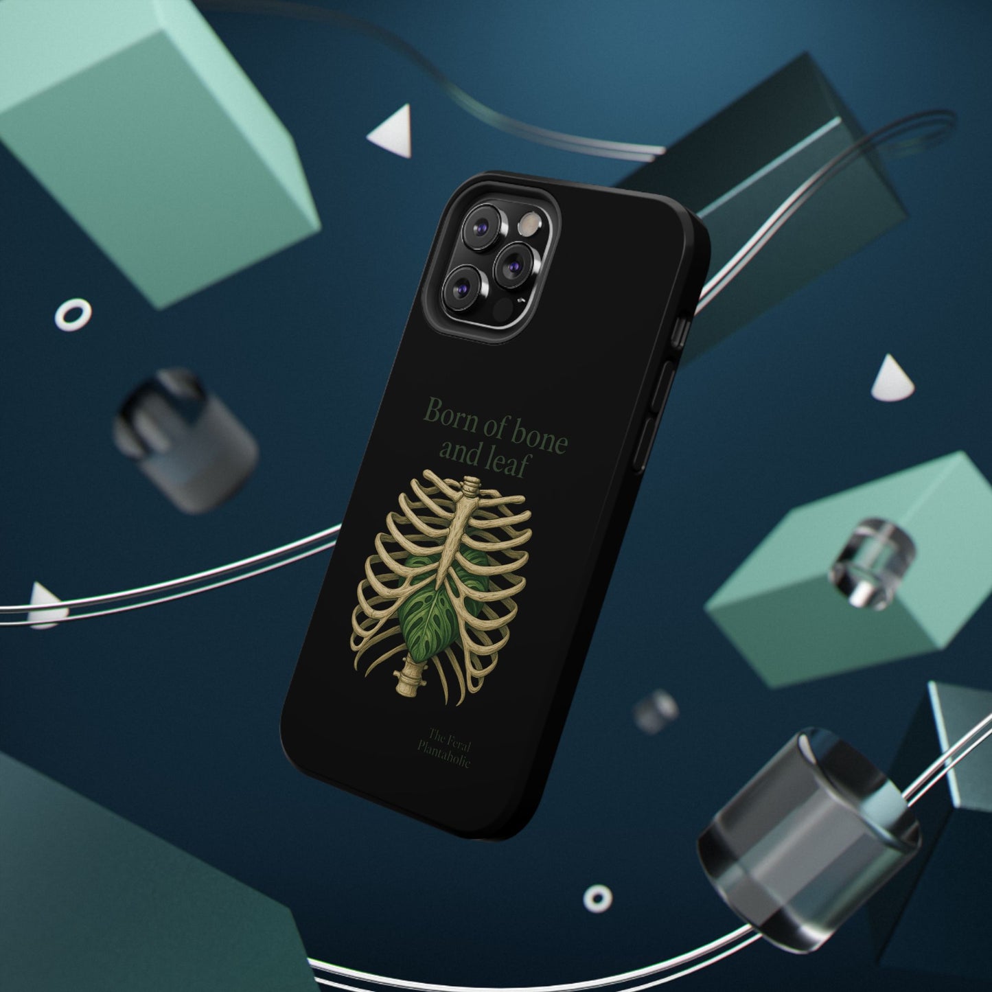 Born of Bone and Leaf Phone Case — Impact-Resistant iPhone Cover