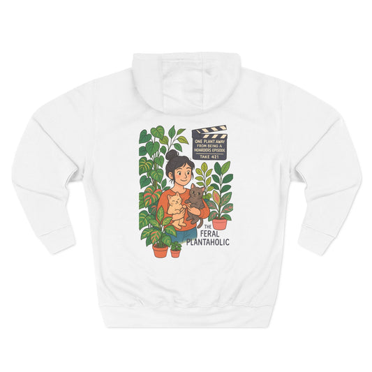 Cozy Feral Plant Parent Hoodie, Nature Lover Gift, Cute Pet Enthusiast Sweatshirt, Perfect for Plant Lovers, Eco-Friendly Fashion