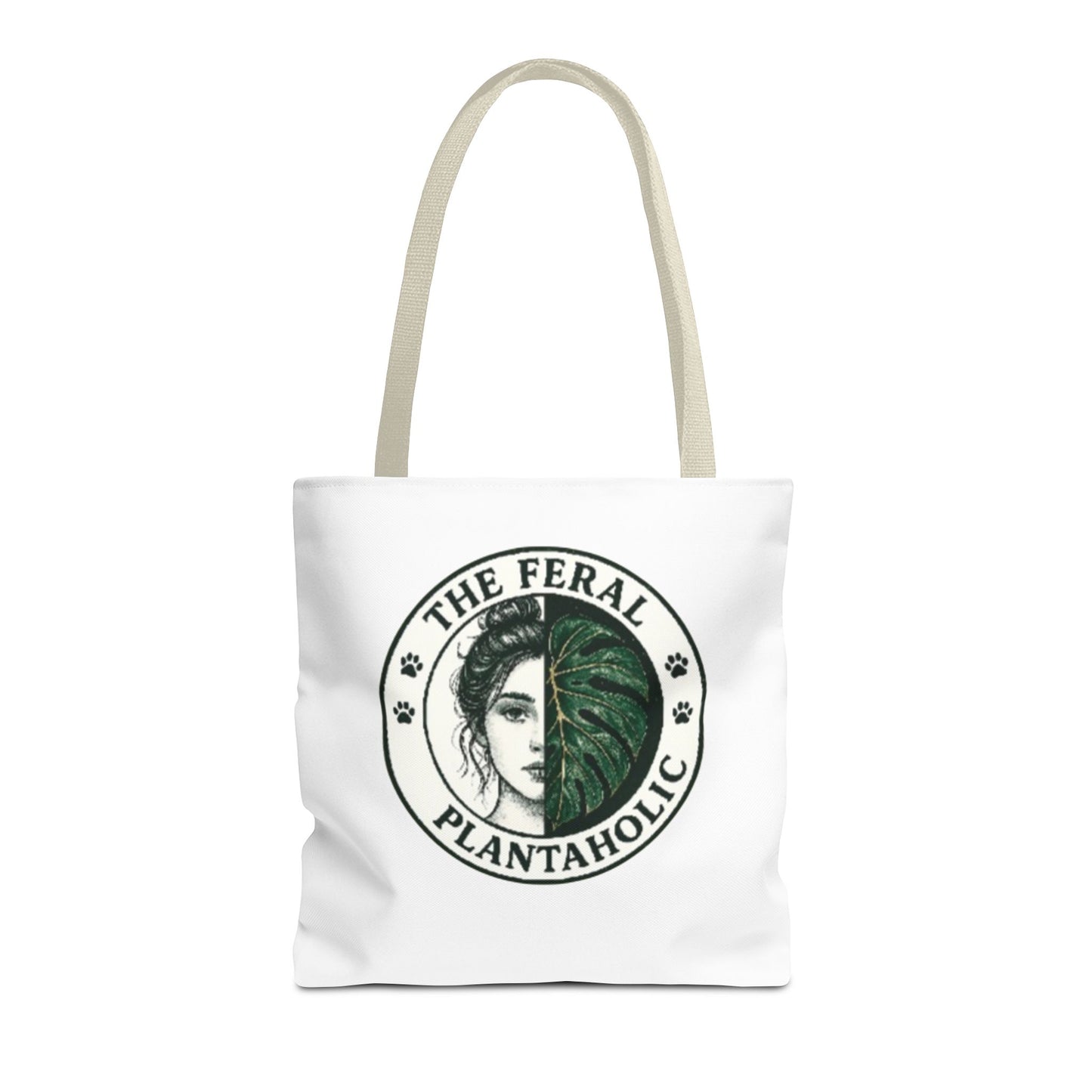 Feral Plantaholic Tote Bag | Eco-Friendly Grocery Bag, Gift for Plant Lovers, Boho Style, Greenery Accessories