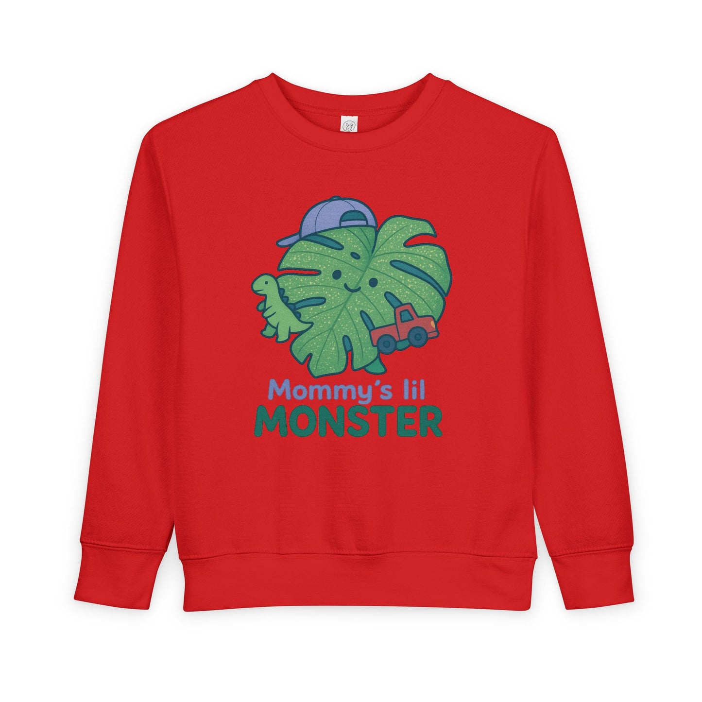 Toddler Monster Sweatshirt with Cute Design, Kids' Apparel, Gifts for Mom, Fun Toddler Clothing, Playdate Outfit