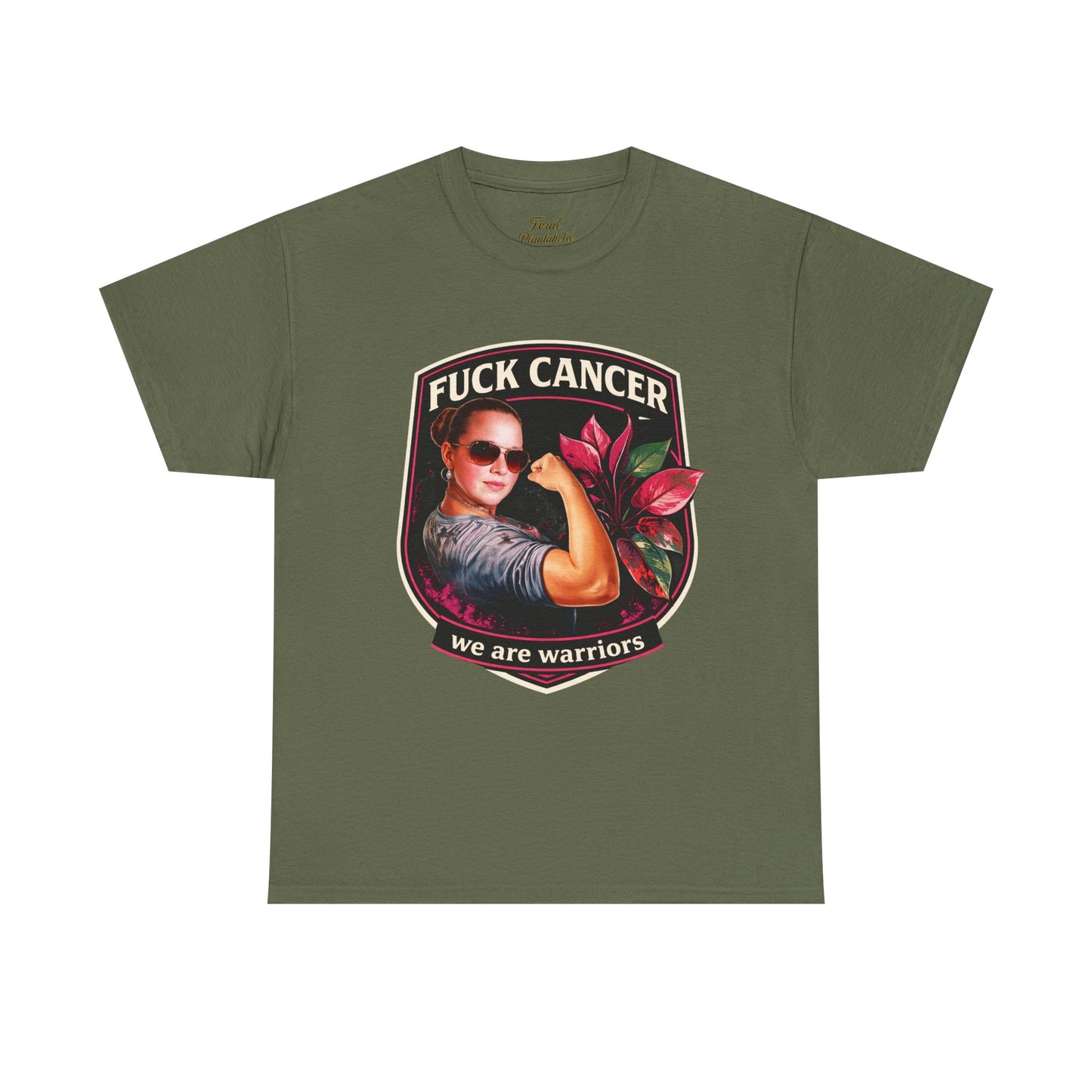 Fuck Cancer Warrior T-Shirt — We Are Warriors Breast Cancer Support Tee