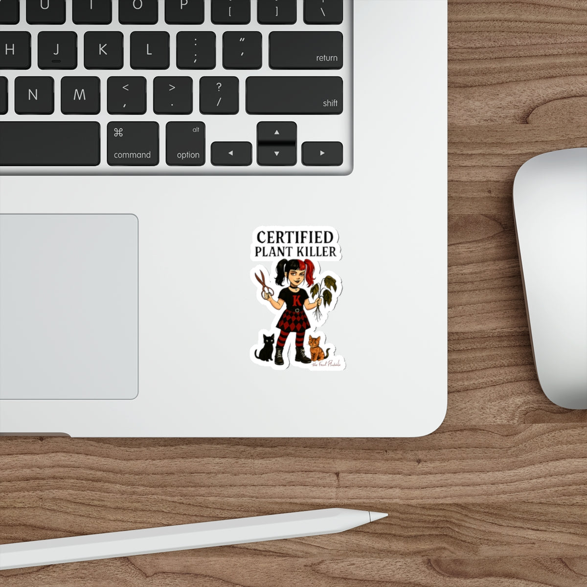 Certified Plant Killer Die-Cut Stickers for Plant Lovers