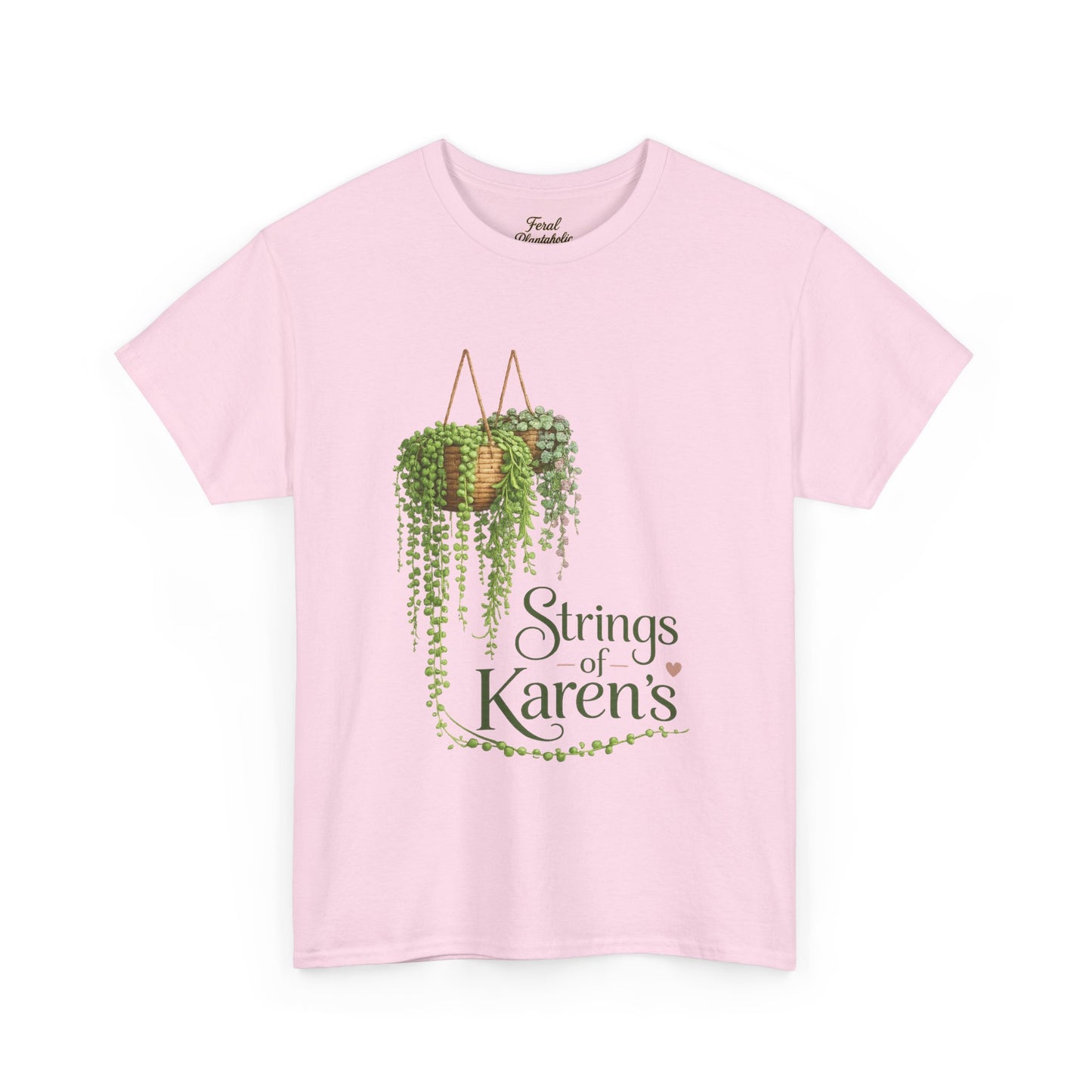 Strings of Karen's Plant Lover T‑Shirt — Hanging Pothos Graphic Tee