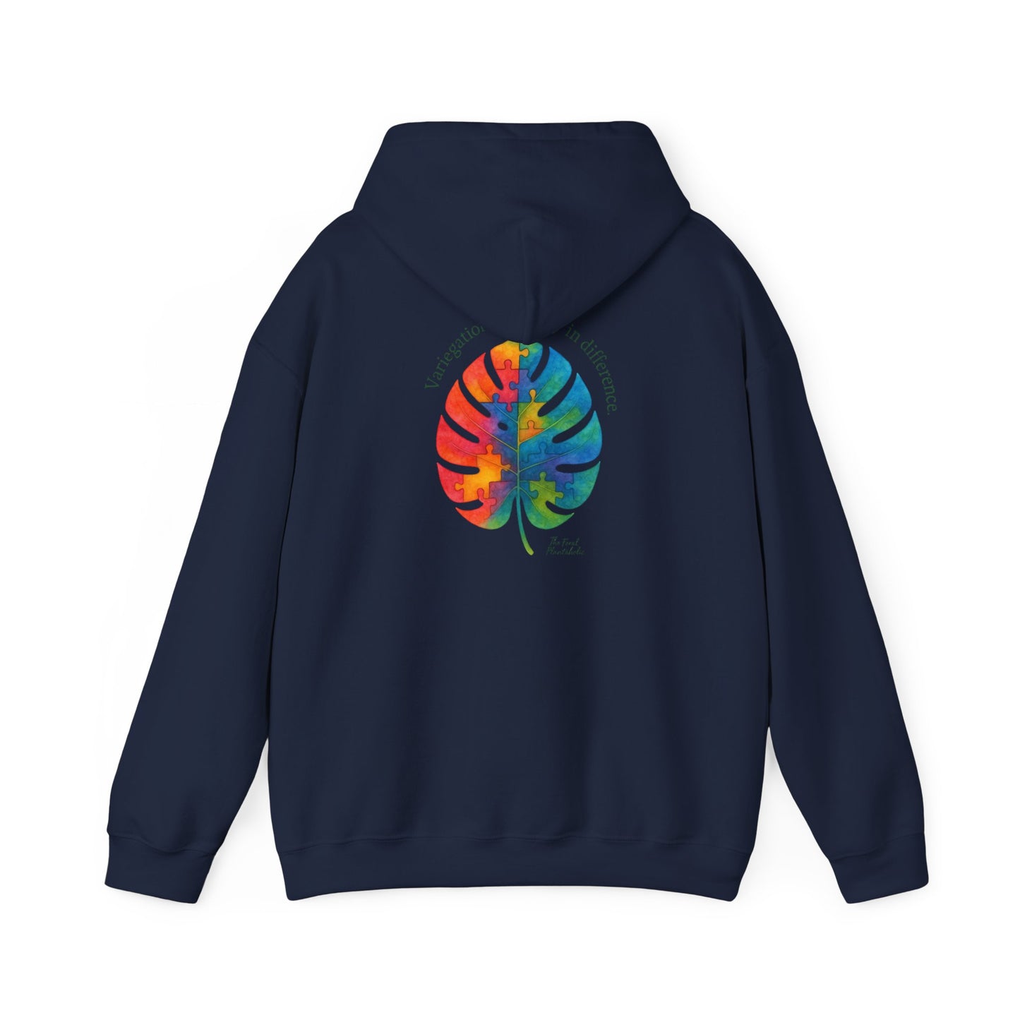 Tropical Vibes Hoodie | Unisex Heavy Blend™ Hooded Sweatshirt, Colorful Leaf Design, Cozy Gift, Casual Wear, Summer Essentials