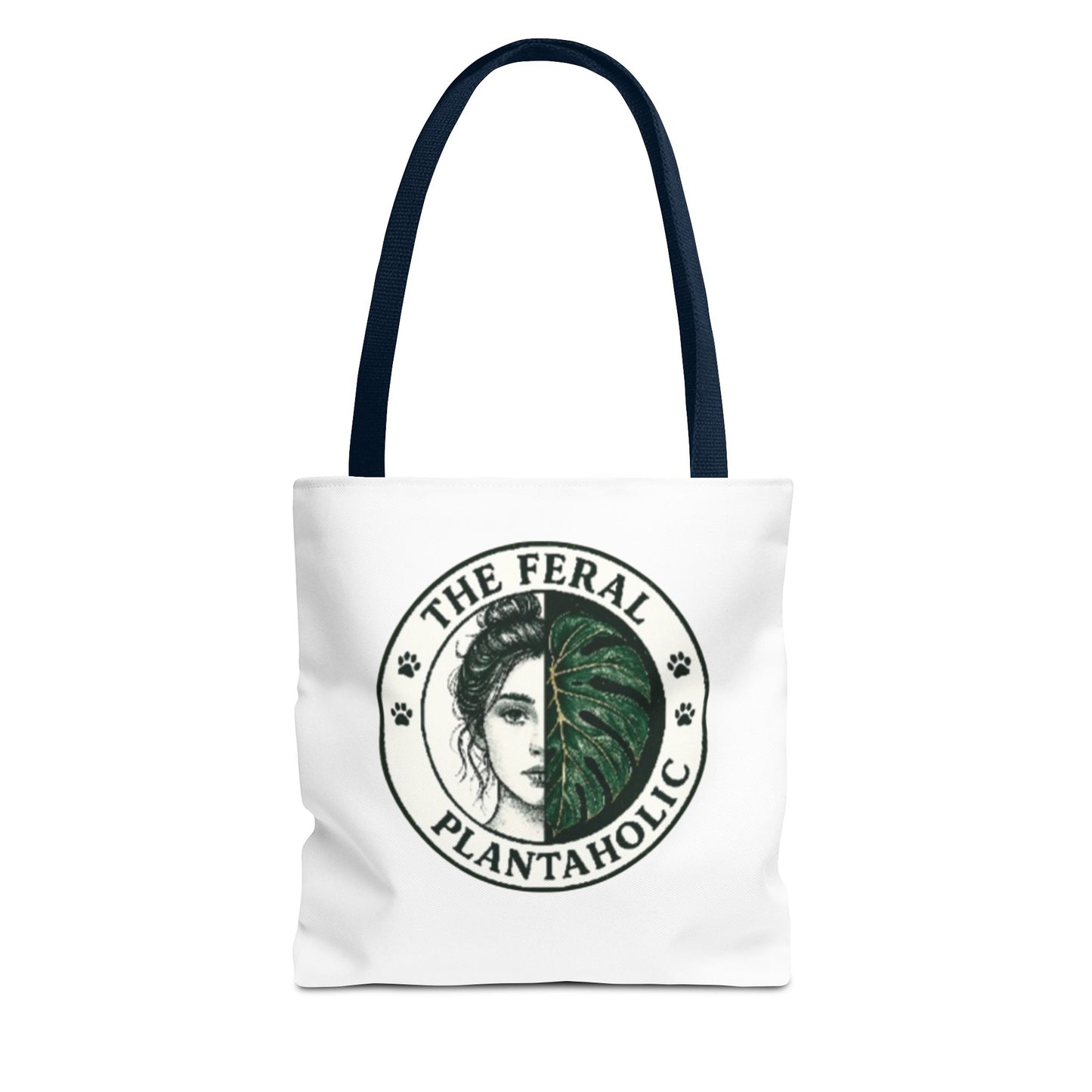 Feral Plantaholic Tote Bag | Eco-Friendly Grocery Bag, Gift for Plant Lovers, Boho Style, Greenery Accessories