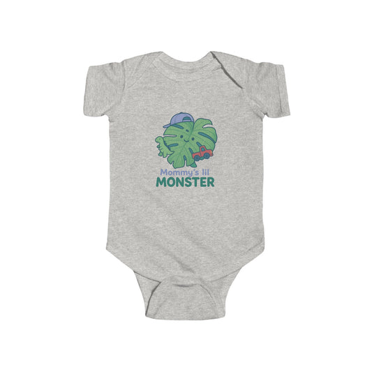 Cute Monster Baby Bodysuit, Adorable Baby Outfit, Gift for Newborns, Toddler Clothes, Mommy's Little Monster Apparel