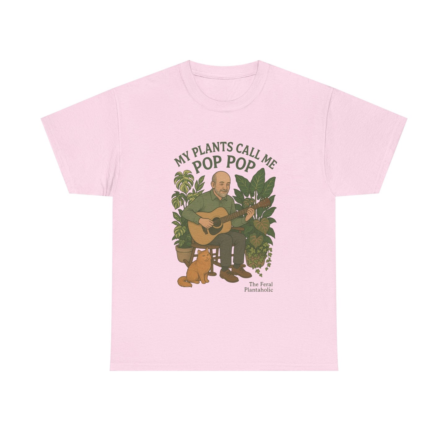 My Plants Call Me Pop Pop Tee, Unisex Cotton Shirt for Plant Lovers, Gift for Father's Day, Gardening T-Shirt, Casual Everyday Wear, [...]
