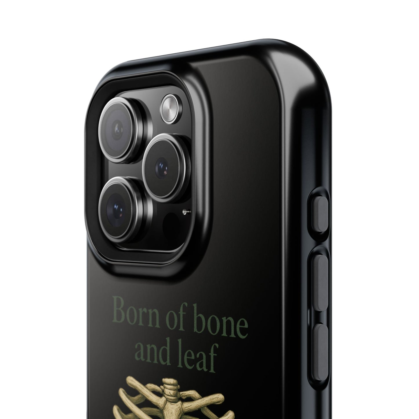Born of Bone and Leaf Phone Case — Impact-Resistant iPhone Cover