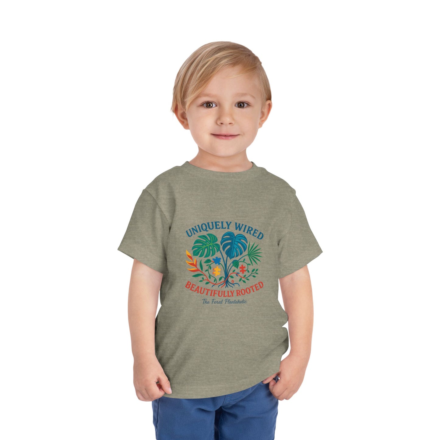 Tropical Vibes Toddler Tee - Uniquely Wired, Beautifully Rooted