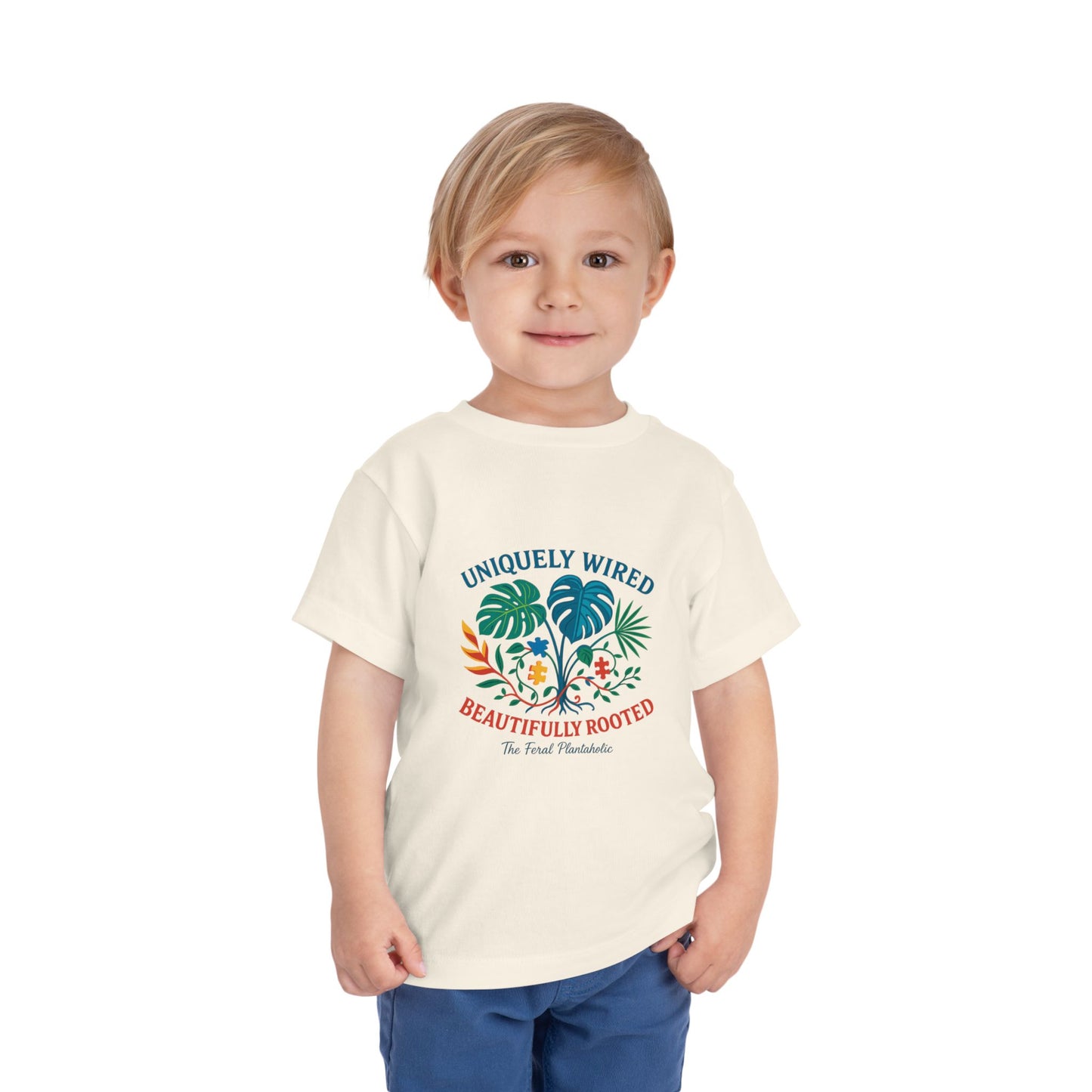 Tropical Vibes Toddler Tee - Uniquely Wired, Beautifully Rooted