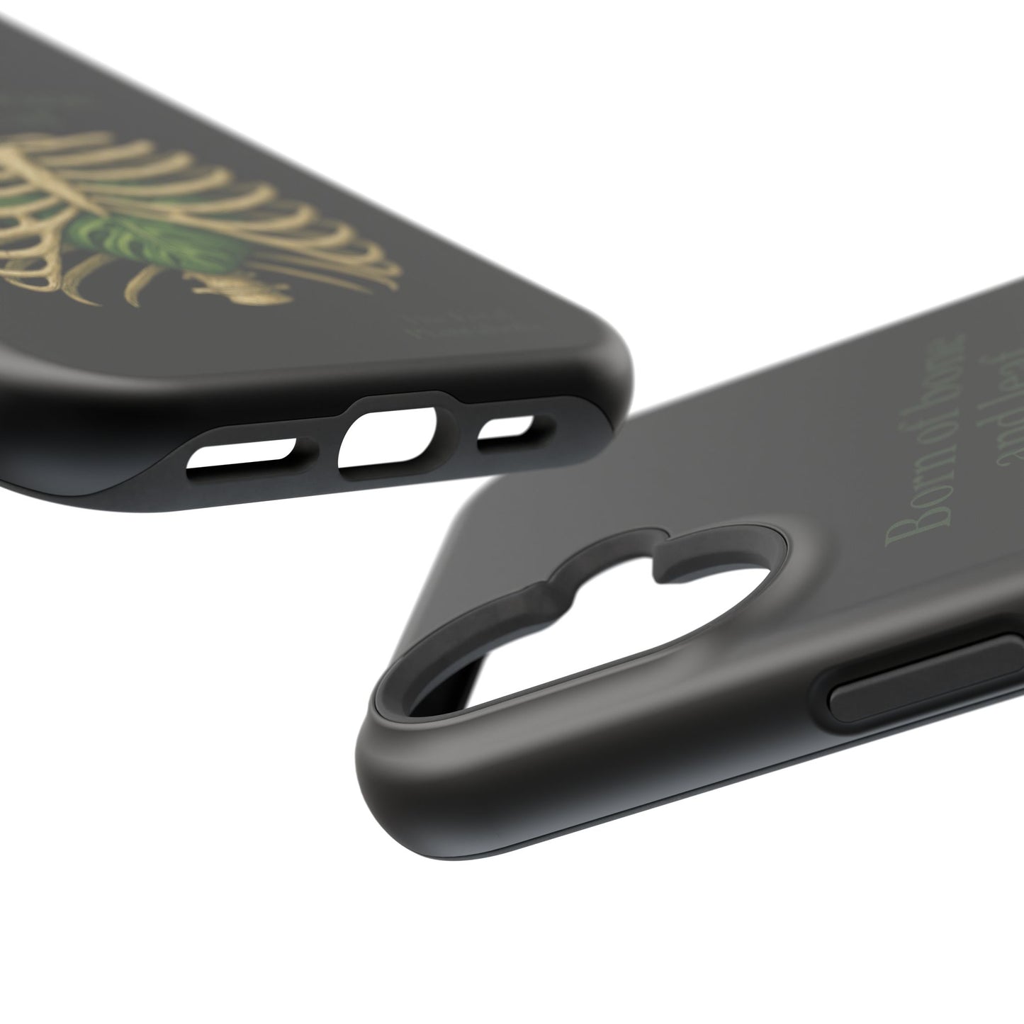 Born of Bone and Leaf Phone Case — Impact-Resistant iPhone Cover