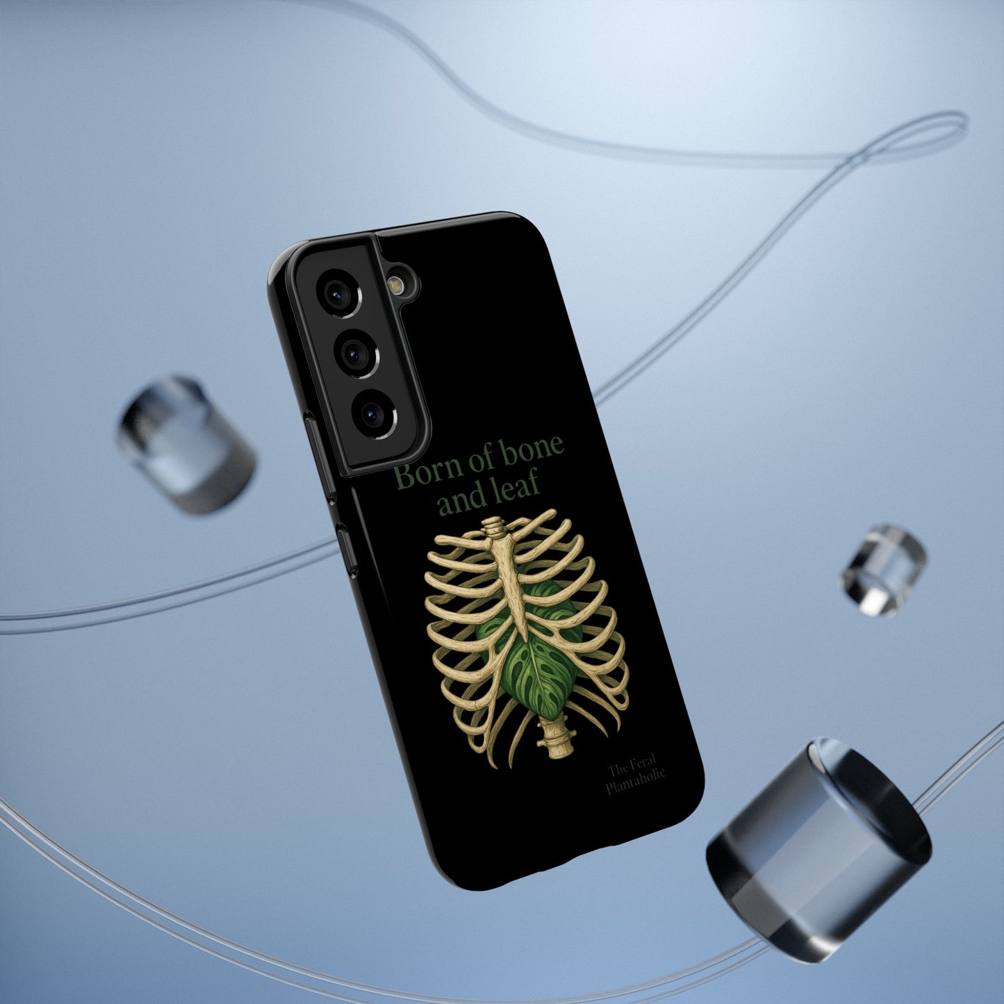 Born of Bone and Leaf Phone Case — Impact-Resistant iPhone Cover