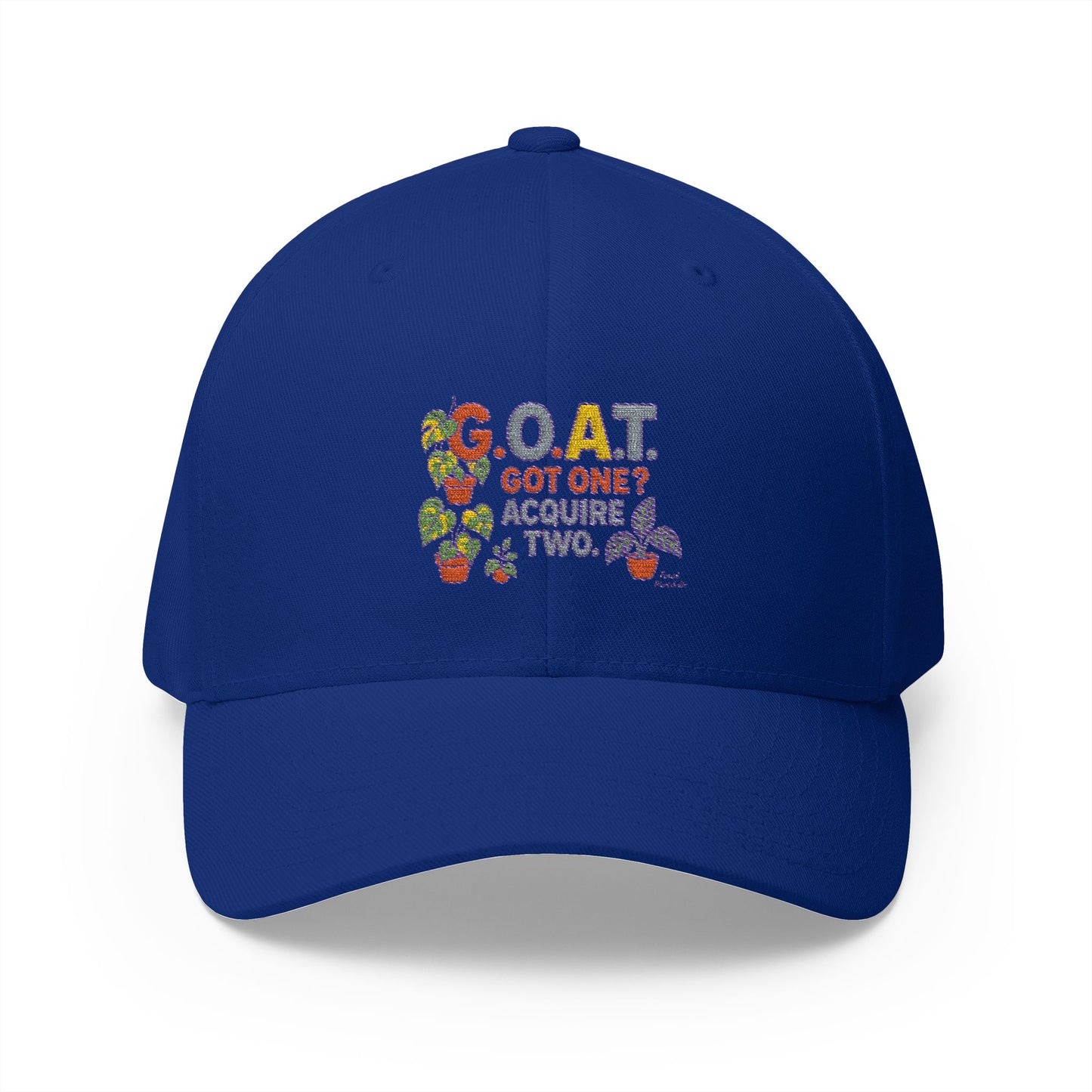 Embroidered Cap with Fun Design, Baseball Hat, G.O.A.T. Hat, Outdoor Gear, Gift for Sports Lovers, Adjustable Hat