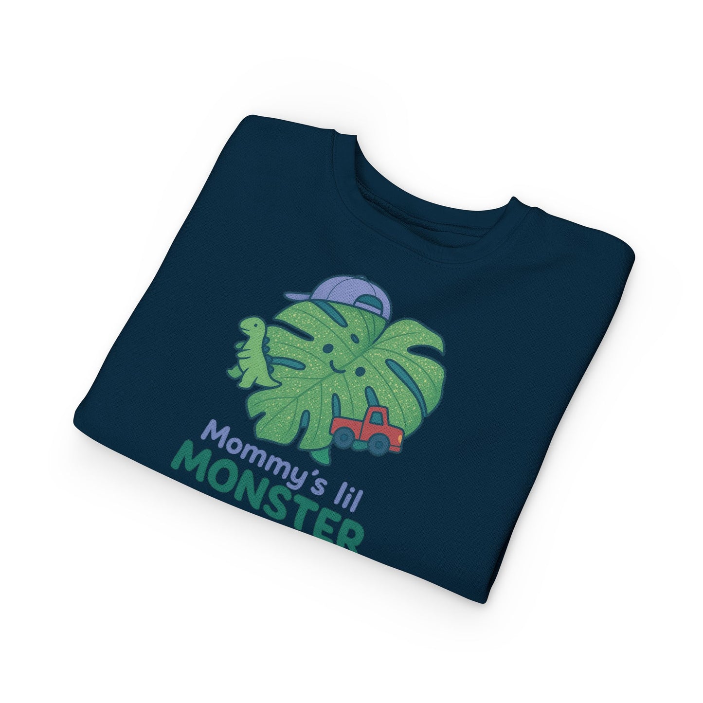 Toddler Monster Sweatshirt with Cute Design, Kids' Apparel, Gifts for Mom, Fun Toddler Clothing, Playdate Outfit