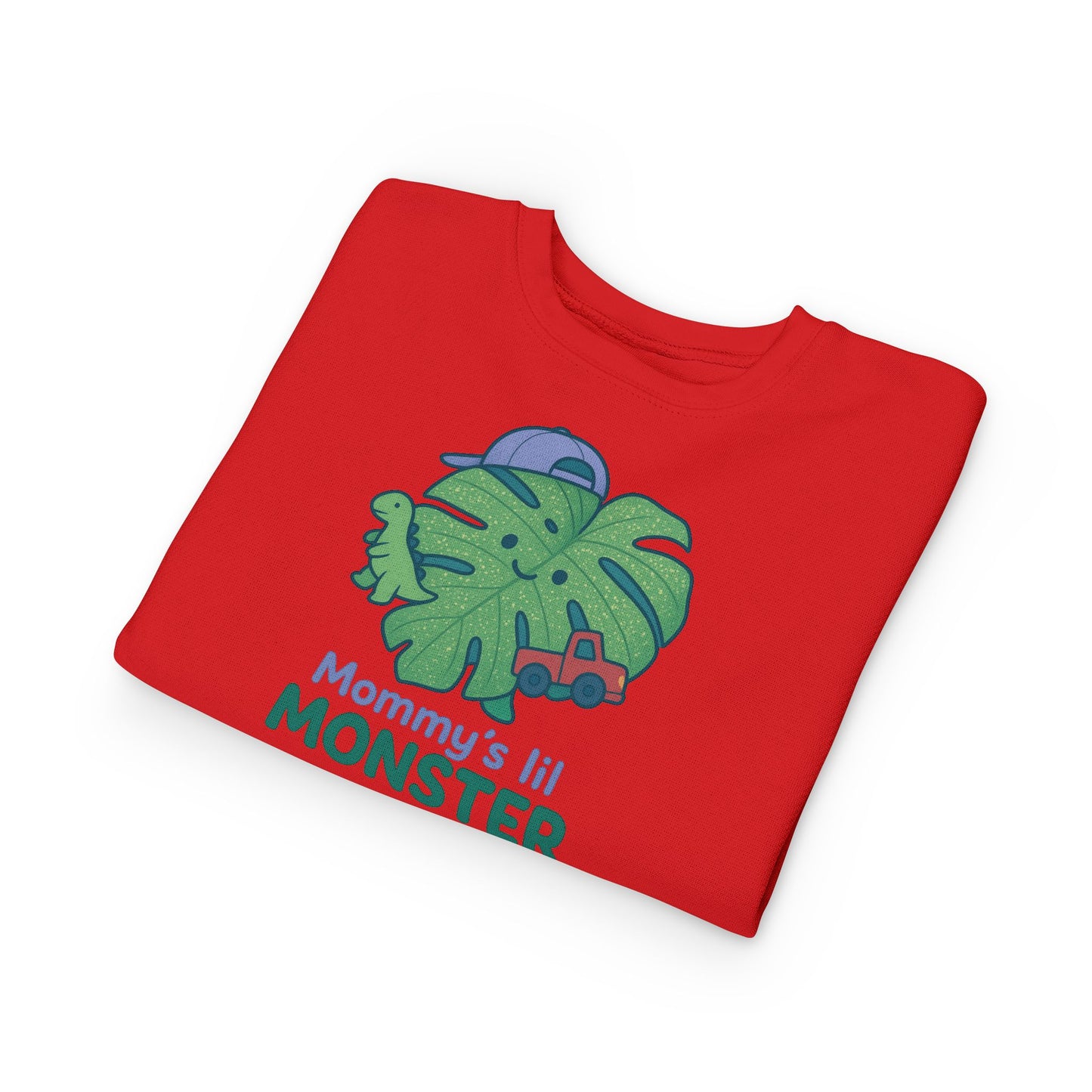 Toddler Monster Sweatshirt with Cute Design, Kids' Apparel, Gifts for Mom, Fun Toddler Clothing, Playdate Outfit