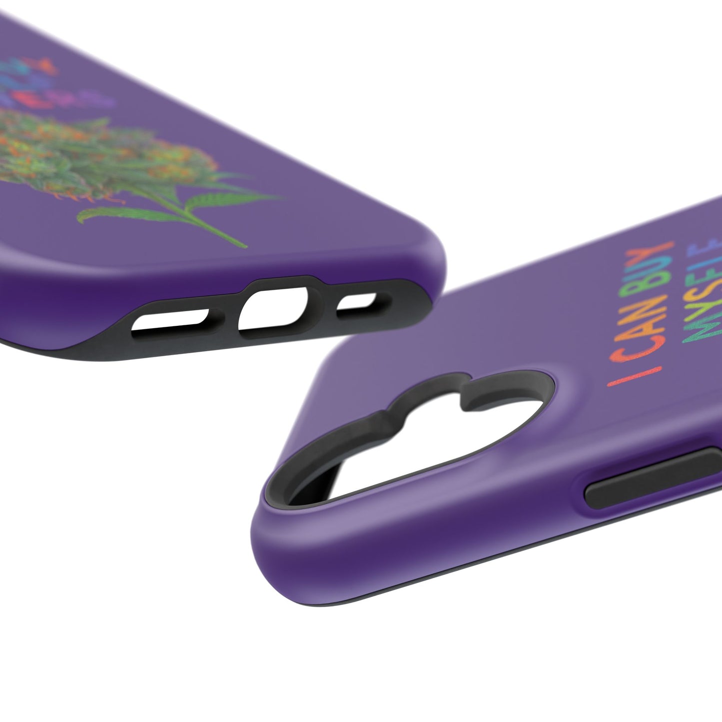 Impact-Resistant Phone Case — "I Can Buy Myself Flowers" Colorful Floral Statement