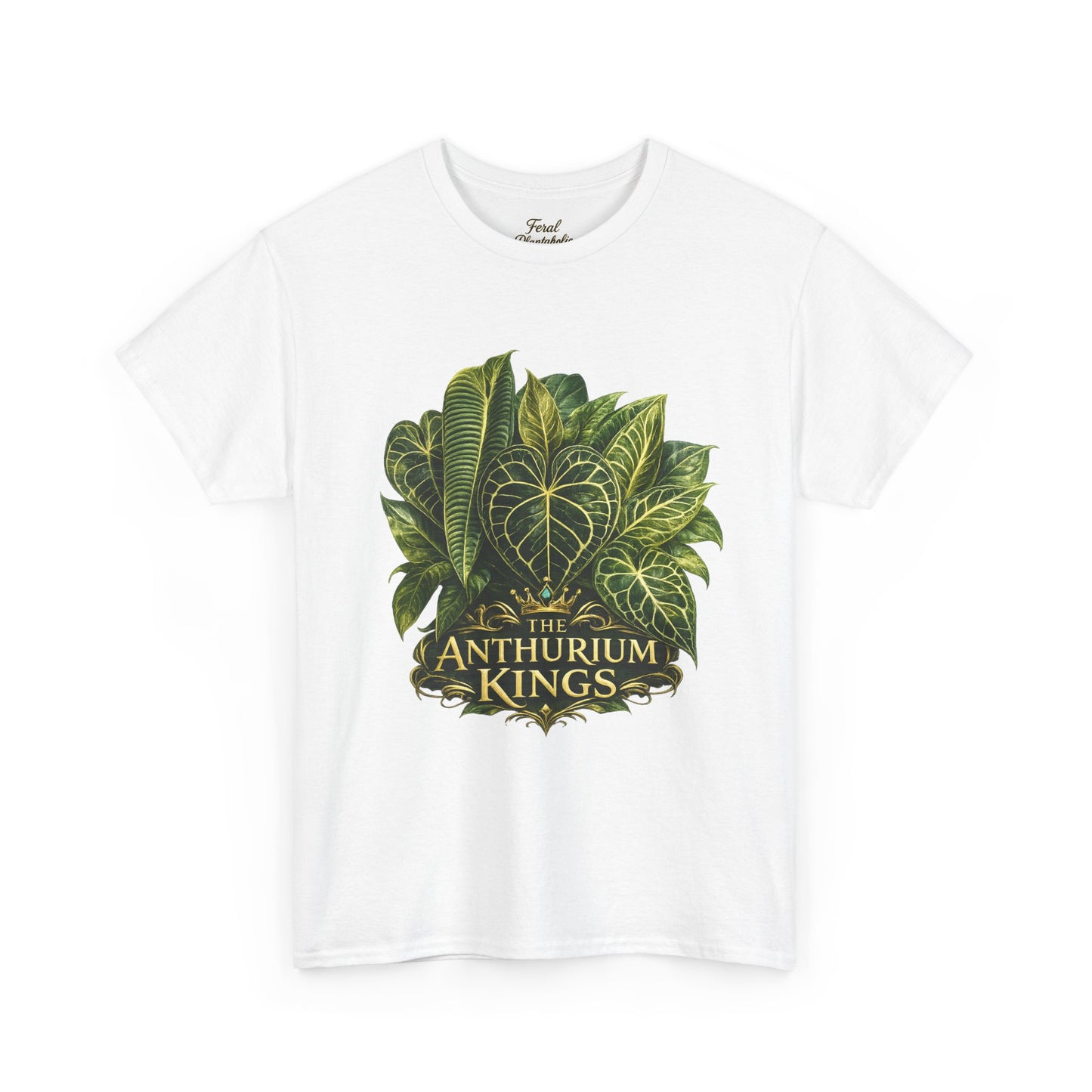 Anthurium Kings Tee — Botanical Green Leaf Plant Lover T-Shirt