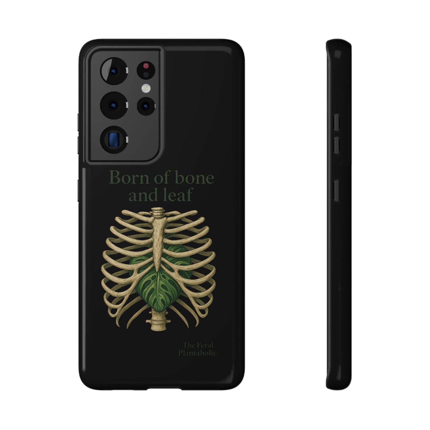 Born of Bone and Leaf Phone Case — Impact-Resistant iPhone Cover