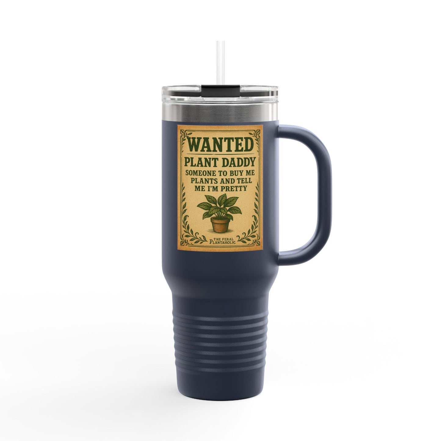 Wanted Plant Daddy Insulated Travel Mug, 40oz - Perfect Gift for Plant Lovers, Gardening Enthusiasts, Mother's Day, Father's Day, [...]